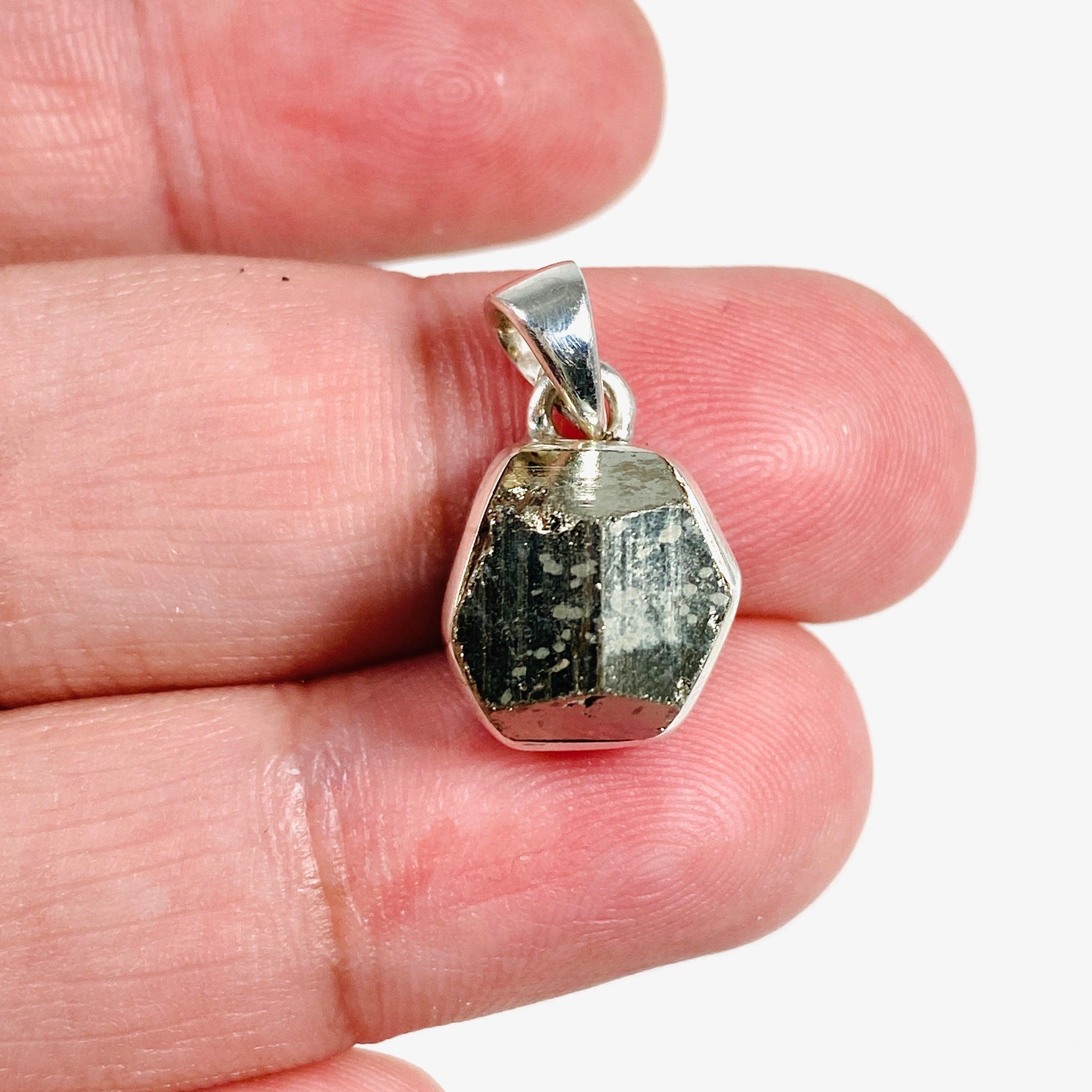 Natural Pyrite Raw Stone Pendant Necklace - Handmade Healing Crystal Jewelry for Women & Men - Perfect for Meditation, Energy Healing & Spiritual Gifts