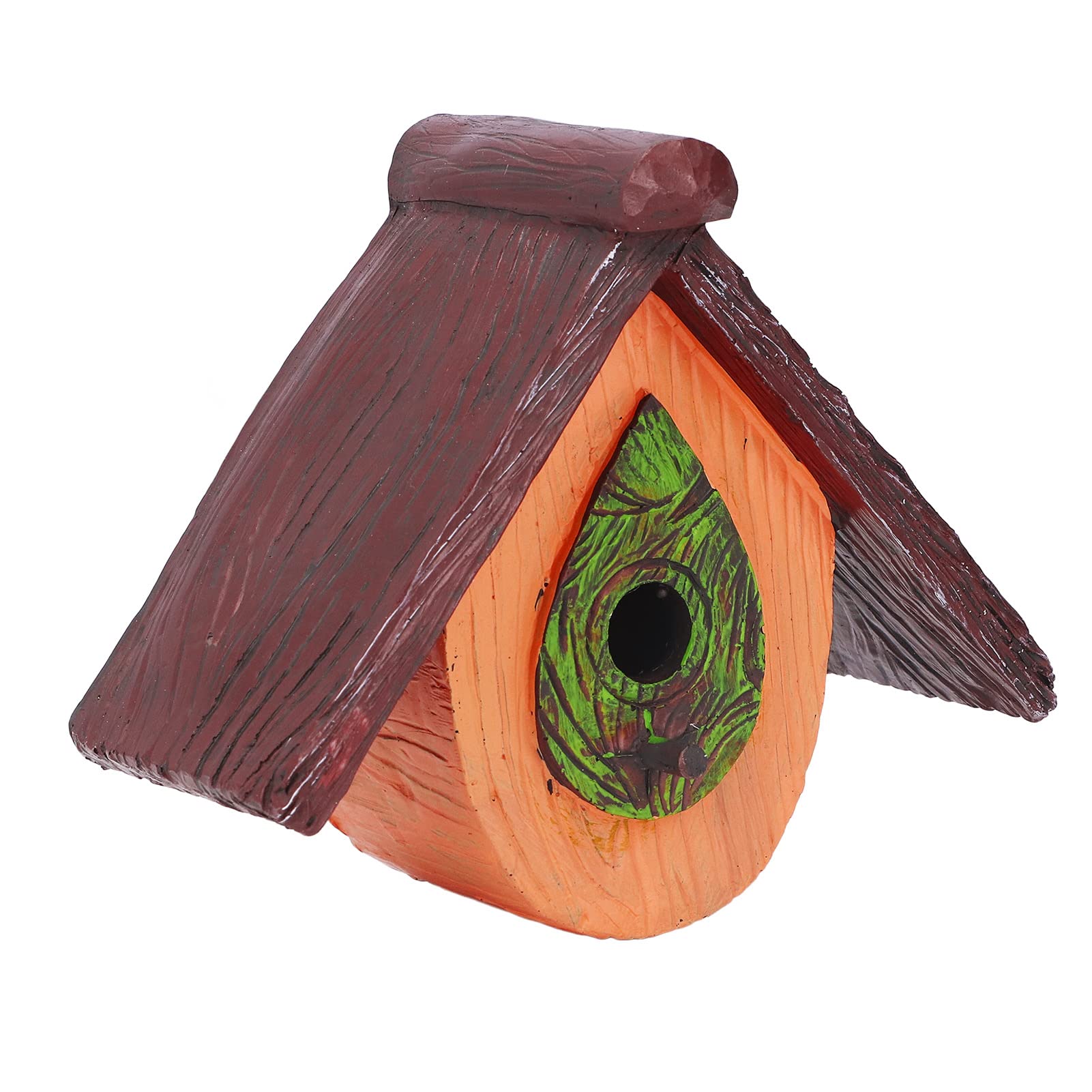 Hummingbird House for Garden - Handcrafted Synthetic Resin Birdhouse Decor for Outdoor Trees & Yard - Perfect for Attracting Birds & Enhancing Garden Aesthetics