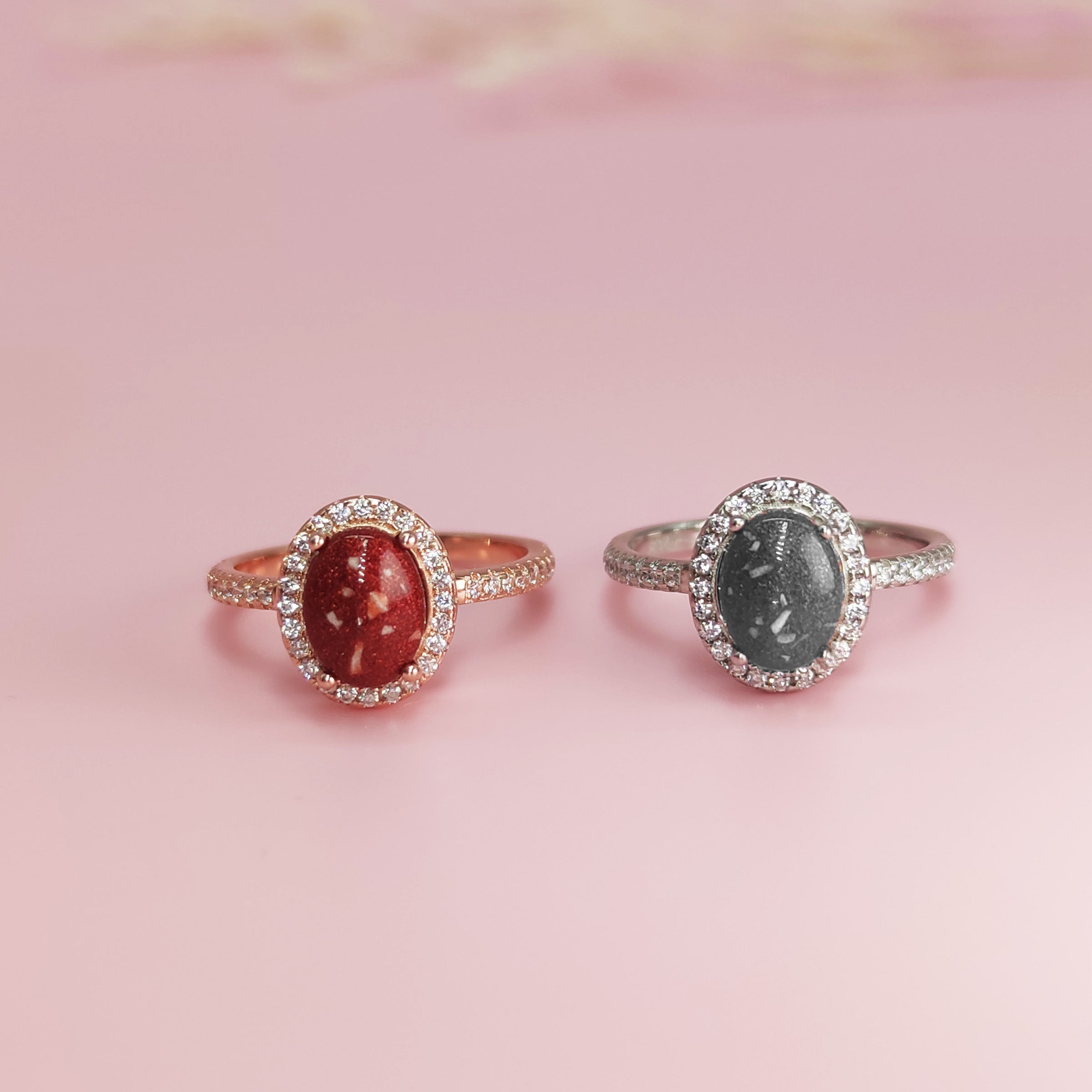 Ashes Ring - Memorial Jewelry for Loved Ones | Handcrafted Cremation Keepsake for Remembrance - Perfect for Funerals, Memorials & Keeping Memories Close