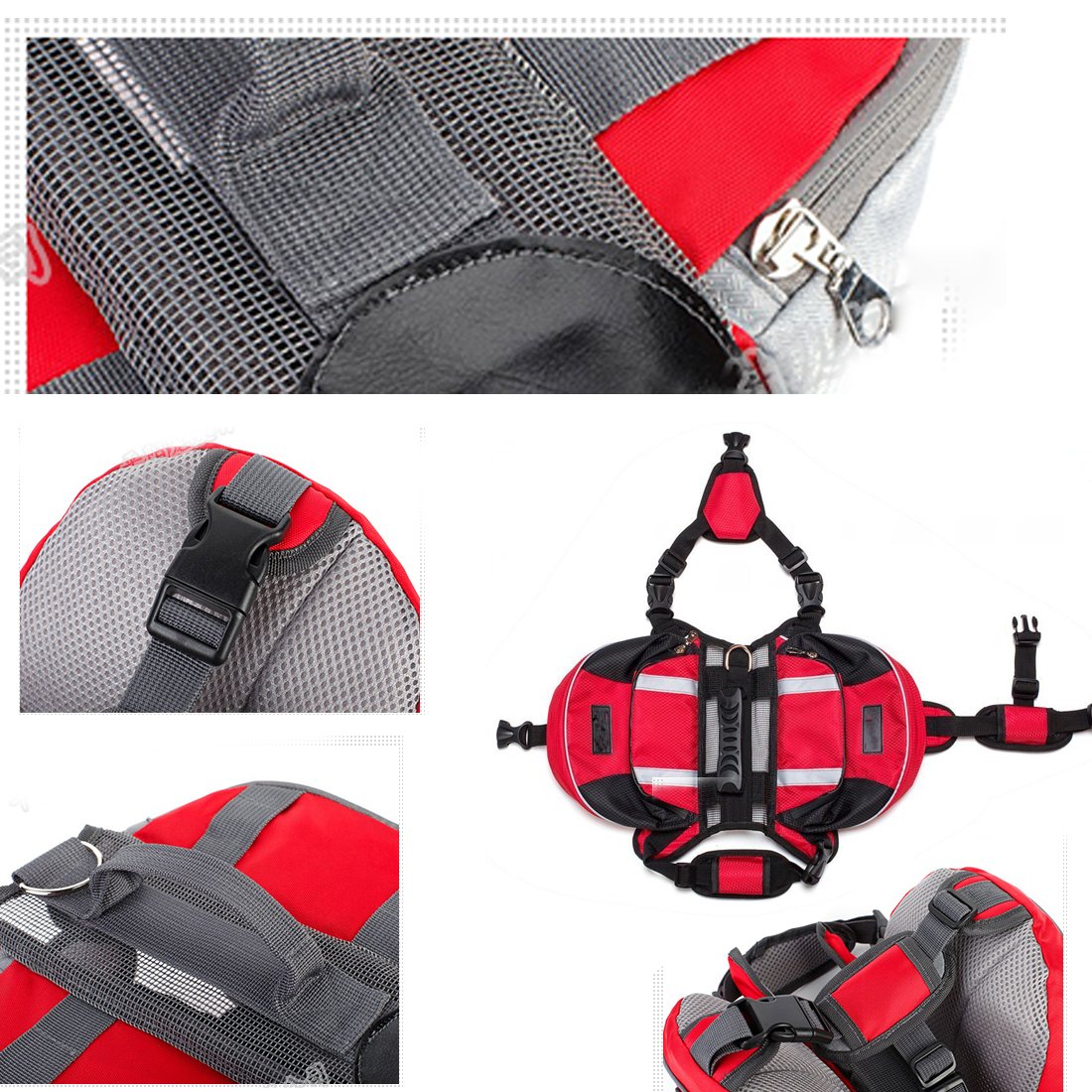 Dog Saddle Bag - Durable Hound Travel Pack for Camping & Hiking - Adjustable Medium/Large Size Backpack - Perfect for Outdoor Adventures with Your Pet