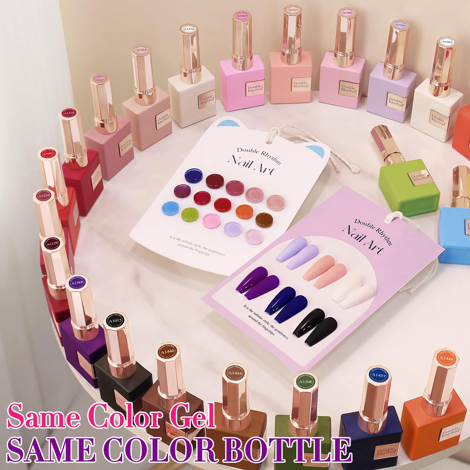 28Pcs 0.5Oz Soak Off Gel Nail Polish Set - Same Color Gel Polish Kit for Manicure & Nail Art | DIY at Home & Salon Use | Red Pink Collection (T24-4) | Perfect for Parties, Weddings & Special Occasions