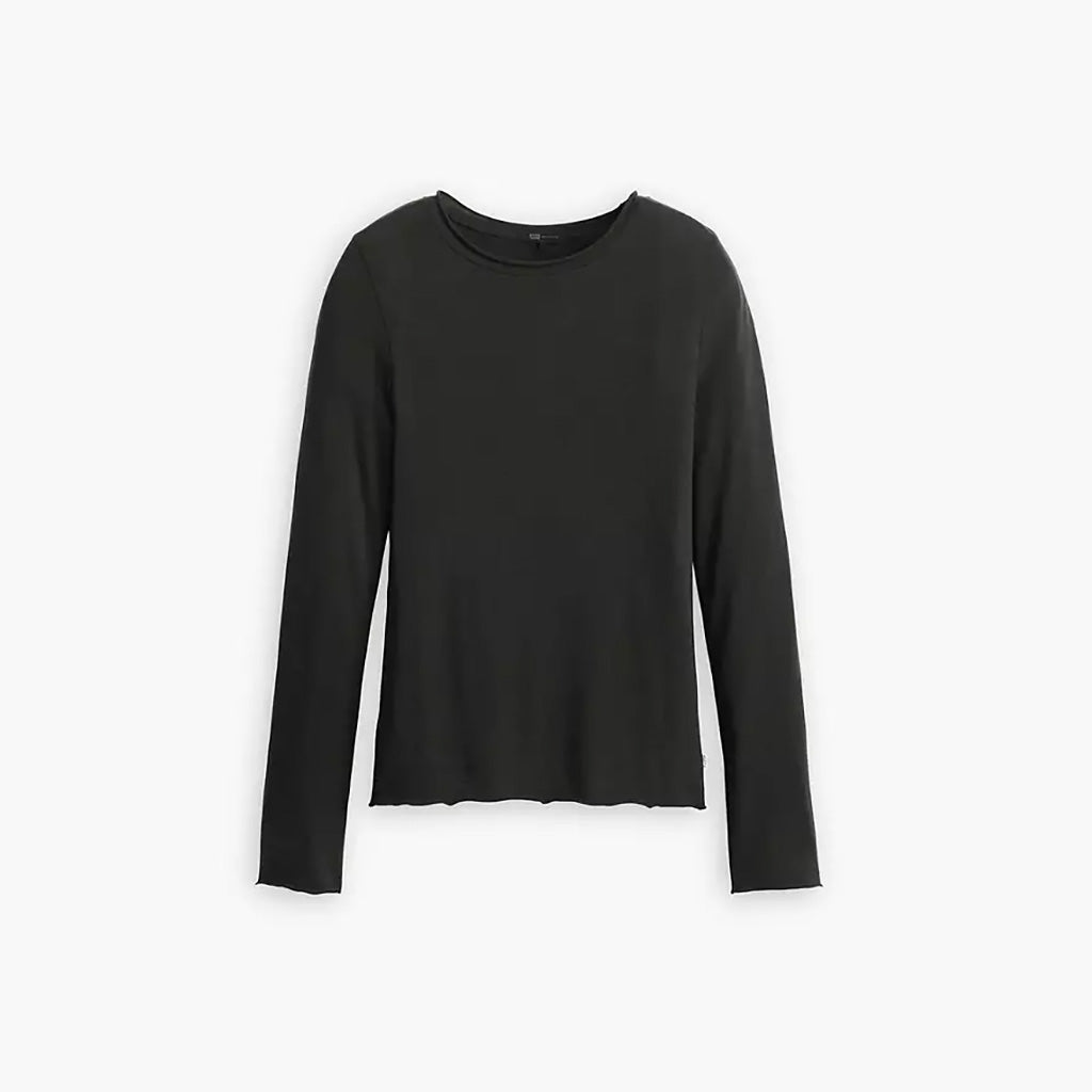 Levi's Women's Lightweight Slub Long Sleeve Shirt - Comfortable Casual Top for Everyday Wear & Layering