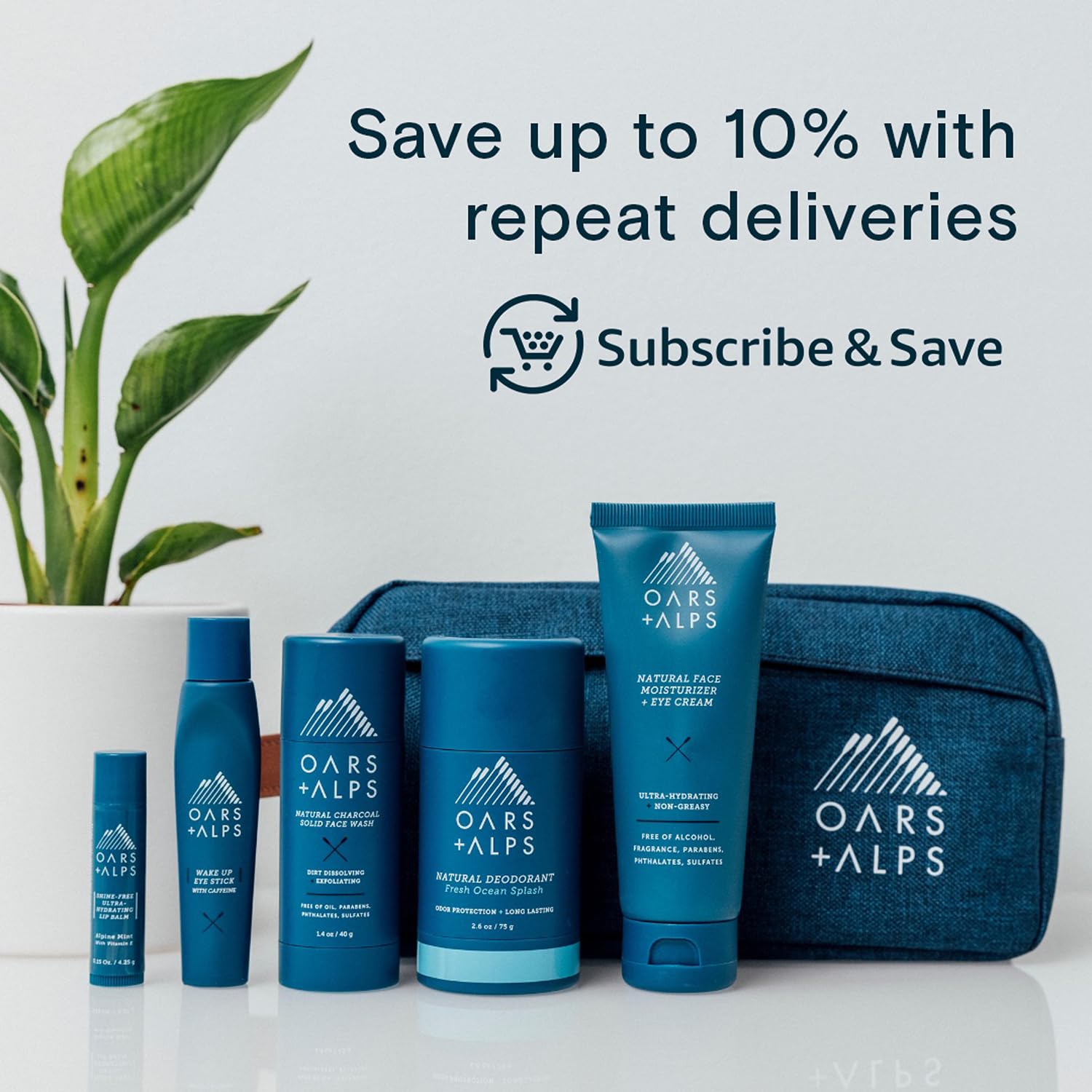 Oars + Alps Peppermint Charcoal Exfoliating Bar Soap for Men - Dermatologist Tested, Natural Ingredients, Travel Size (6 Pack, 6 Oz Each) - Deep Cleansing & Exfoliating for Fresh Skin - Perfect for Gym, Travel & Daily Use