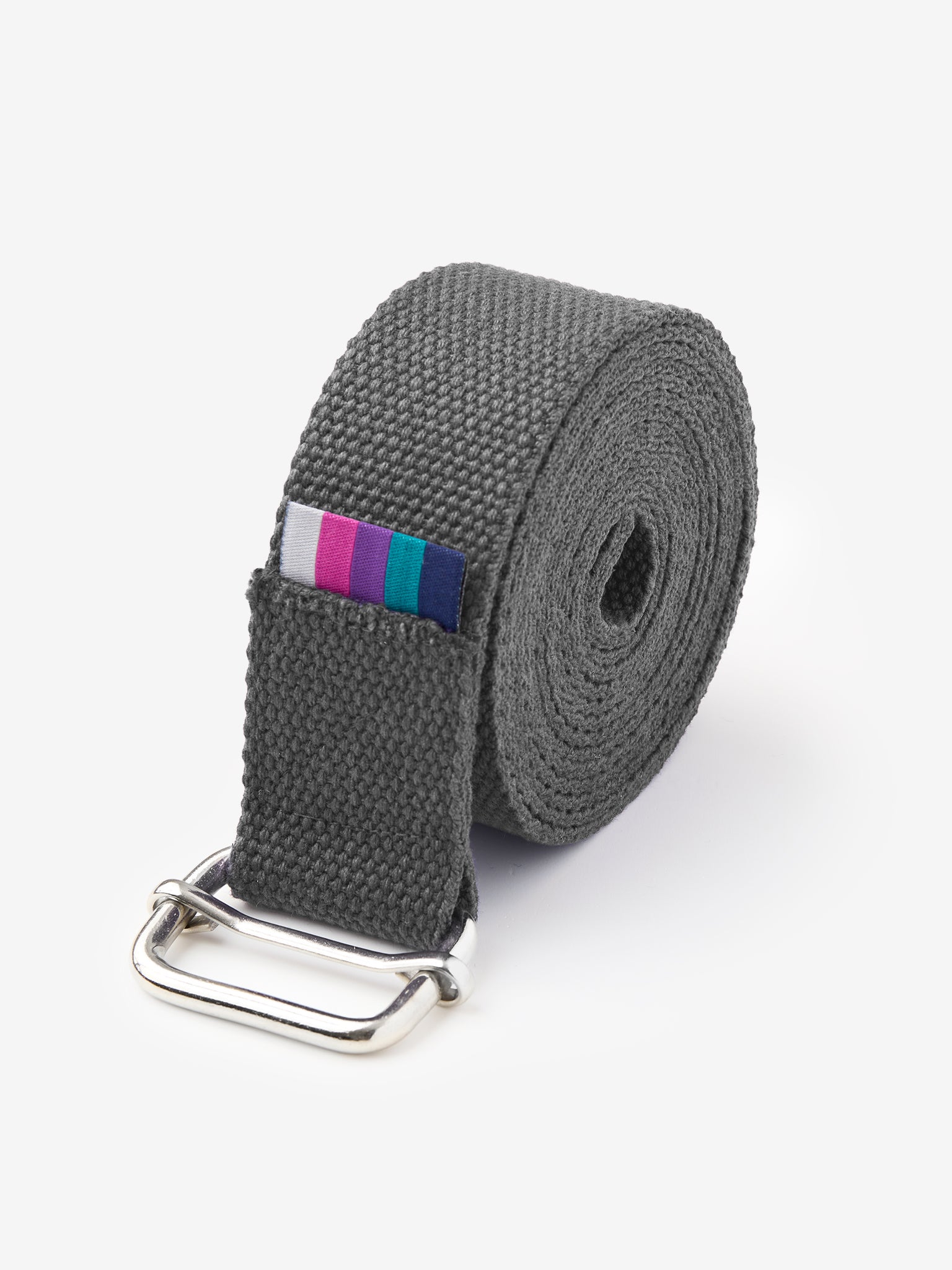 Organic Cotton Wide Yoga Belt for Stretching & Flexibility - Premium Yoga Strap for Poses, Pilates & Physical Therapy - Ideal for Home, Studio & Travel Use