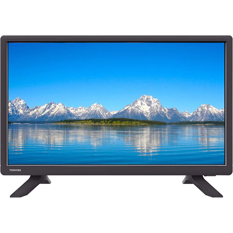 TOSHIBA 22S1600 22-inch HD LED TV - Multi System (NTSC/PAL) - 110-240V - Perfect for Bedrooms, Kitchens & Small Spaces