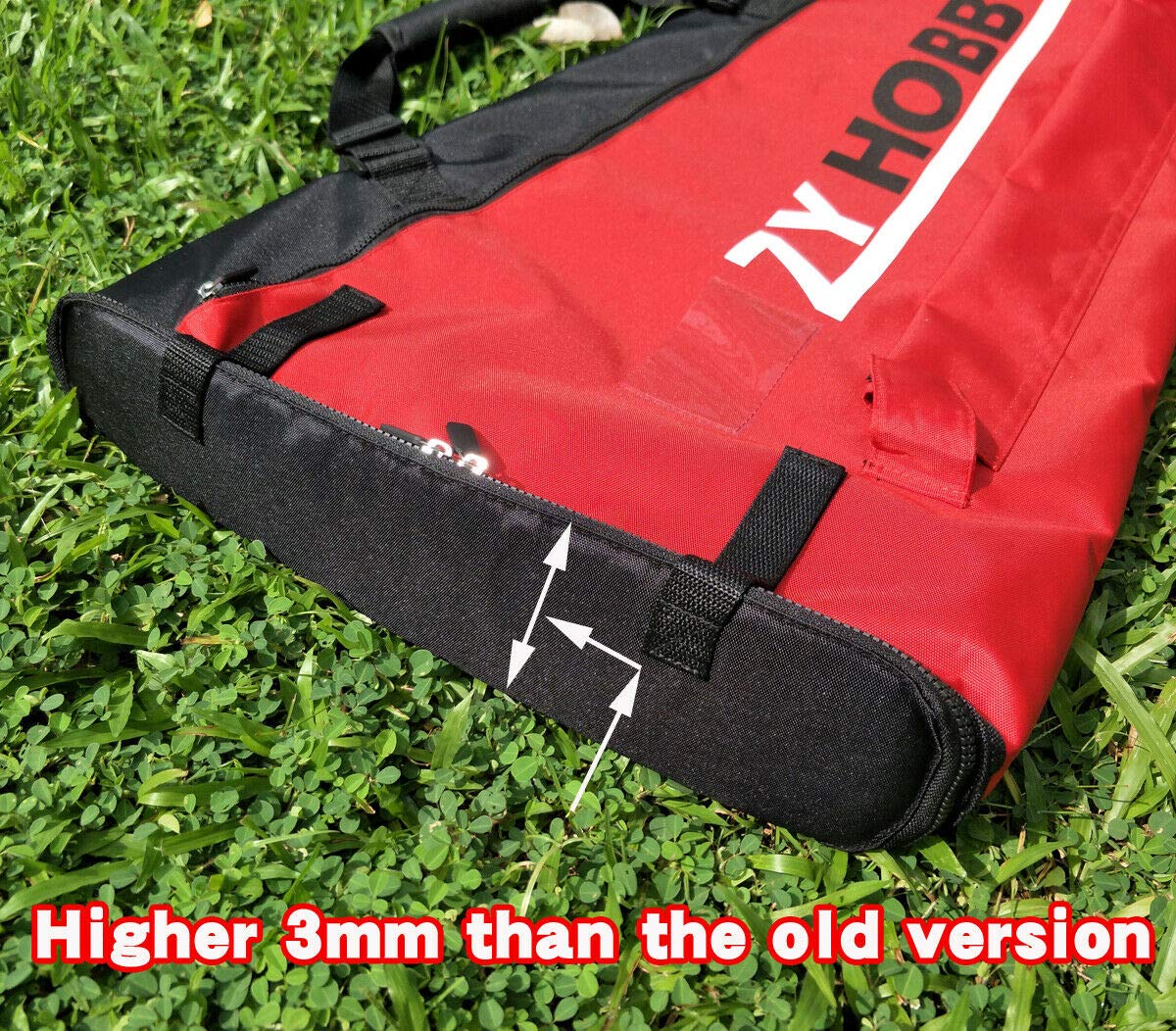 Waterproof RC Plane Wing Protection Carry Bag - 2 Layer Durable Storage Case for 50-70E 3D Airplane Models | Perfect for Travel, Transport & Field Flying Protection