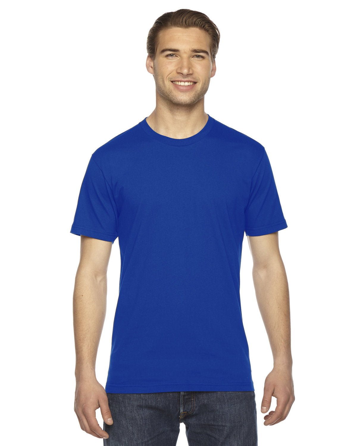 American Apparel 2001W Unisex Fine Jersey Short Sleeve T-Shirt | Soft Cotton Tee for Men & Women | Perfect for Casual Wear, Gym & Everyday Outfits