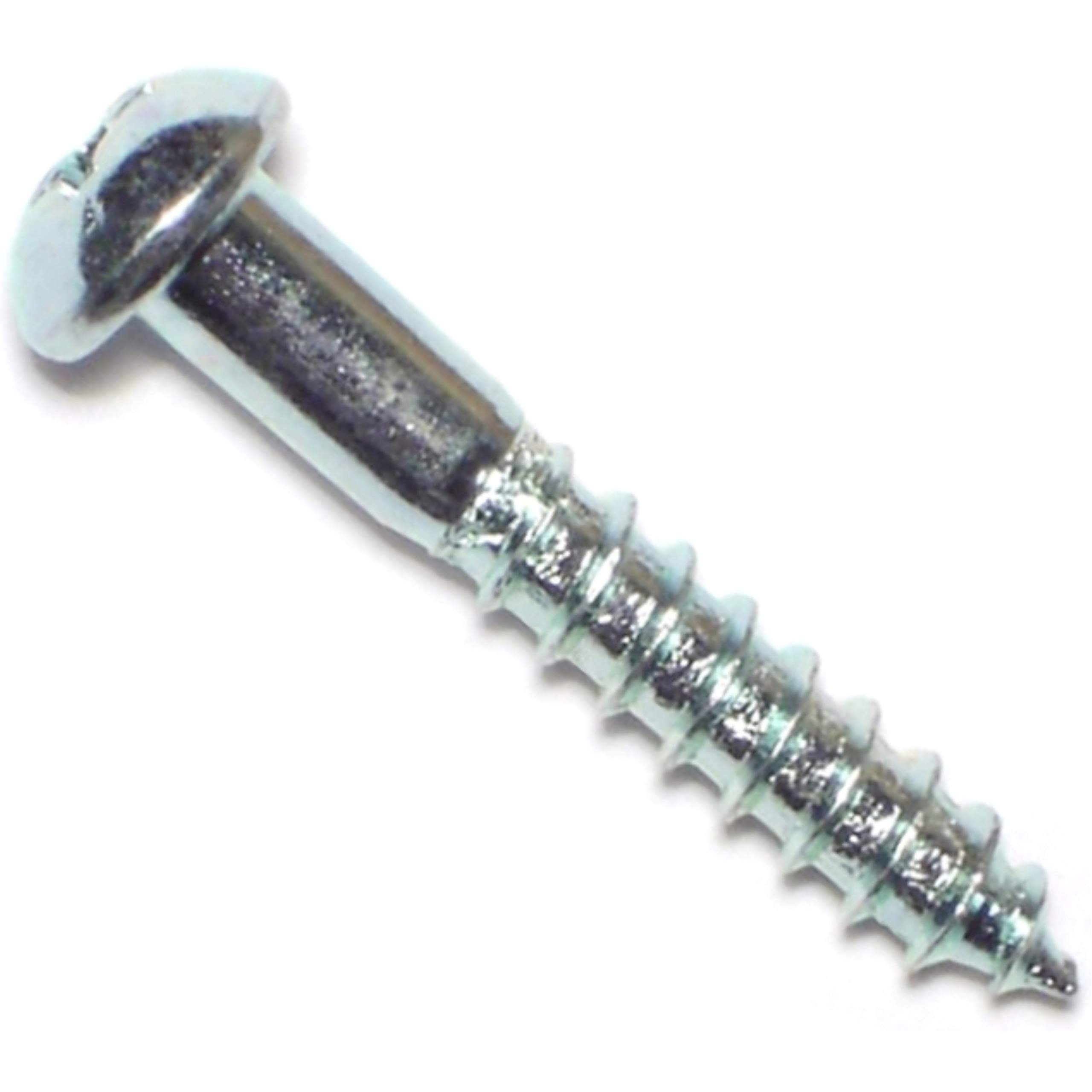 Phillips Round Wood Screws 8 x 1-Inch (48-Piece) - Premium Construction Screws for Woodworking, Furniture Assembly & DIY Projects