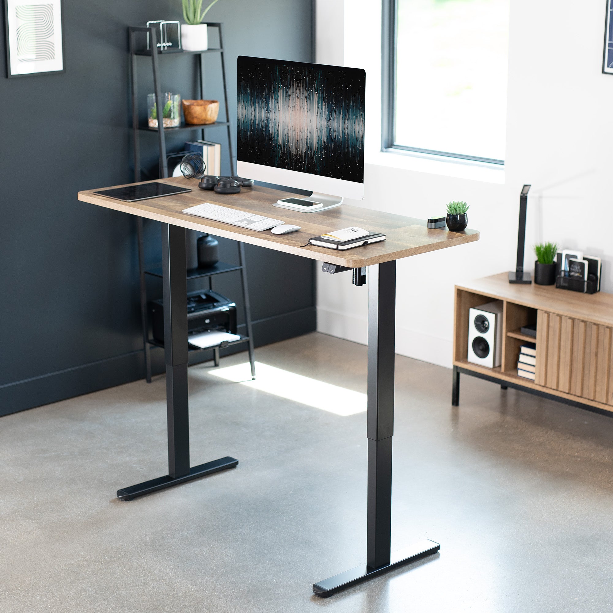 B0 Series 60 x 24 Electric Standing Desk with 2 Button Controller - Adjustable Height Home Office Desk for Work, Study & Gaming