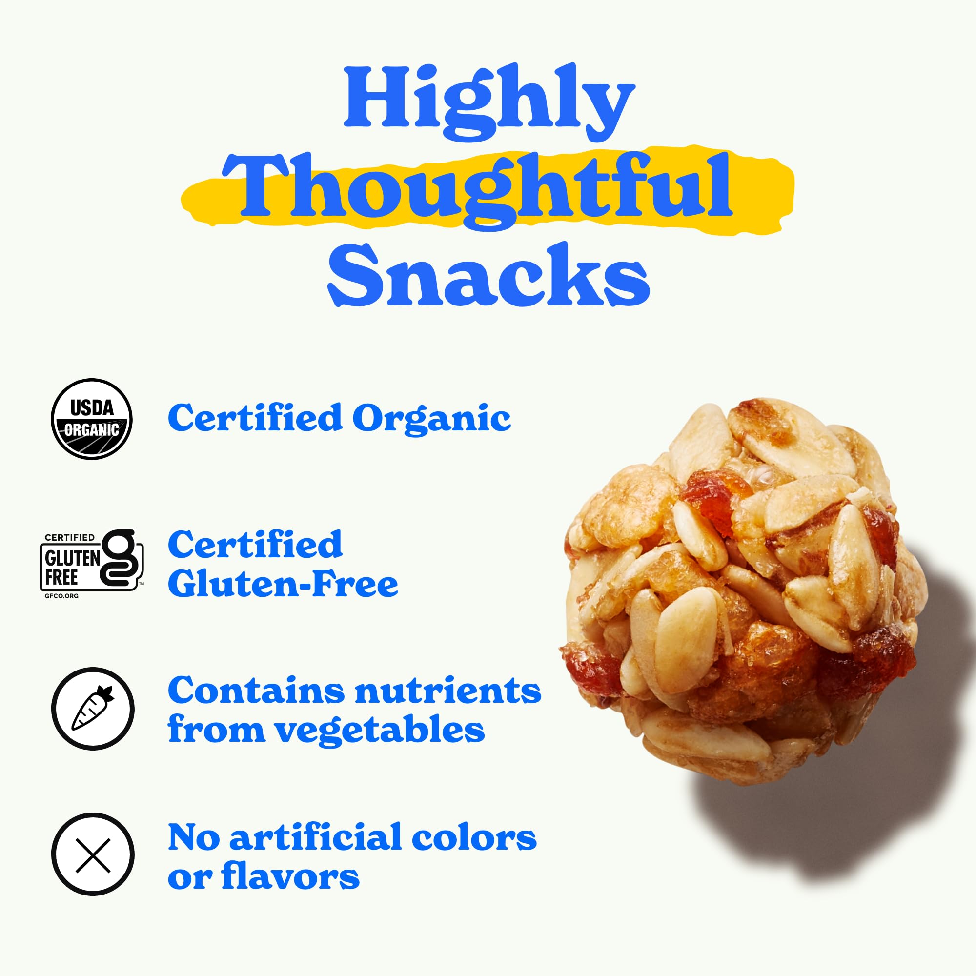 MadeGood Strawberry Granola Minis, 28 Count - Gluten Free, Organic, Vegan Snacks for Kids & Adults | Perfect for Lunchboxes, On-the-Go, and Healthy Snacking