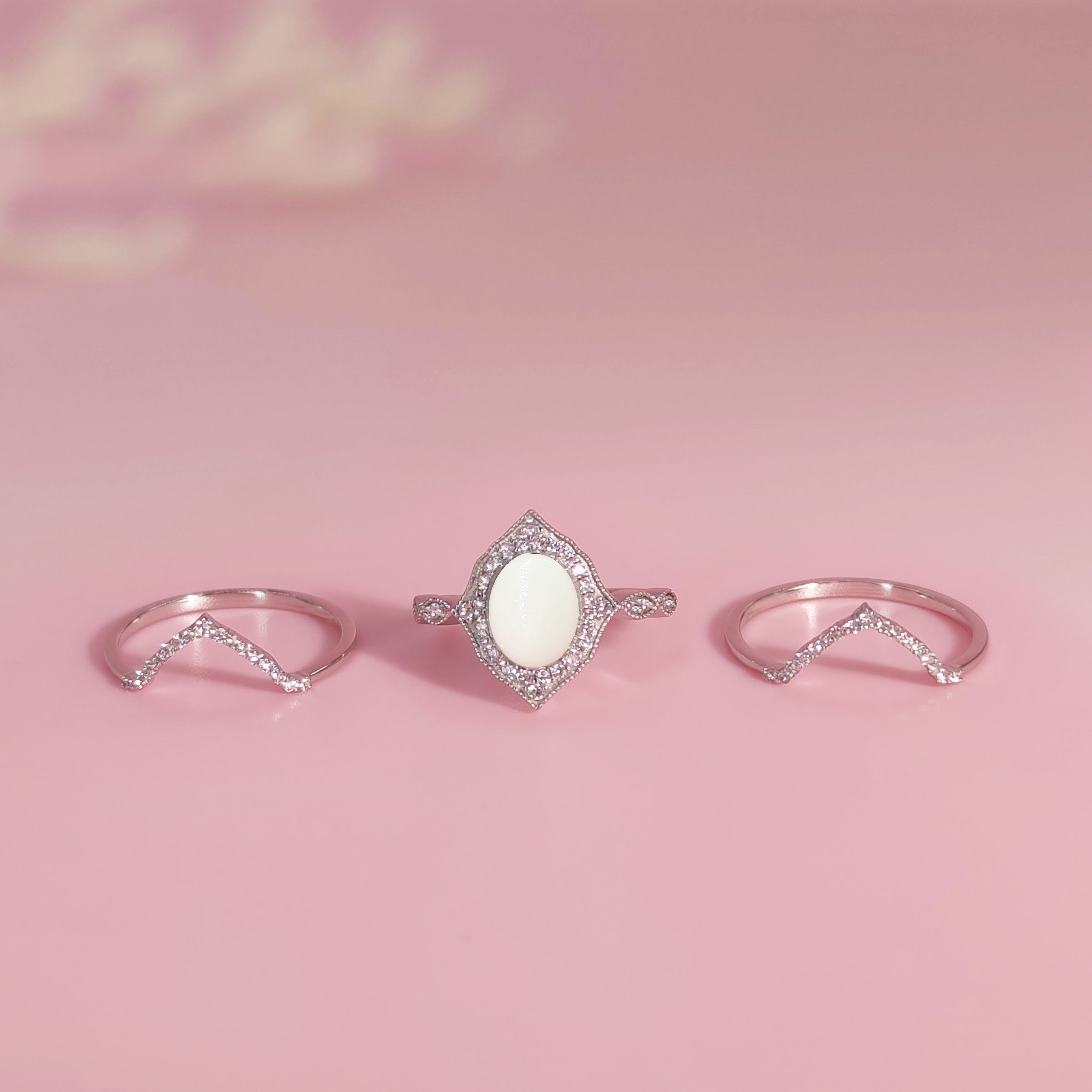 Eternal Eye: 14K Solid Gold Breastmilk Jewelry Ring Set - Perfect for Mothers, Keepsake Jewelry & Unique Gift for New Moms