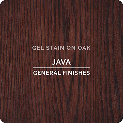 General Finishes Oil Based Gel Stain - 1 Gallon, Java - Perfect for Wood Furniture, Cabinets, and DIY Home Projects