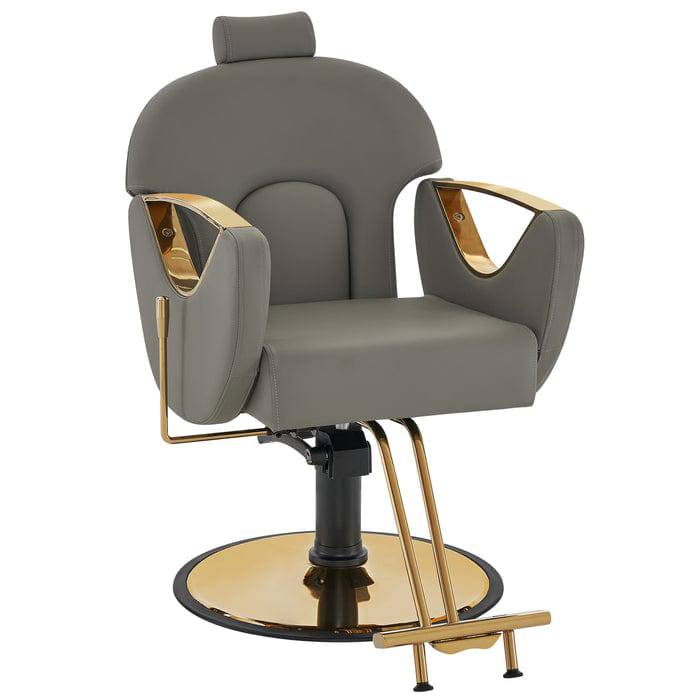 Gabriel Barber Chair - Professional Adjustable Salon Styling Chair for Hairdressers & Barbers - Perfect for Home & Salon Use