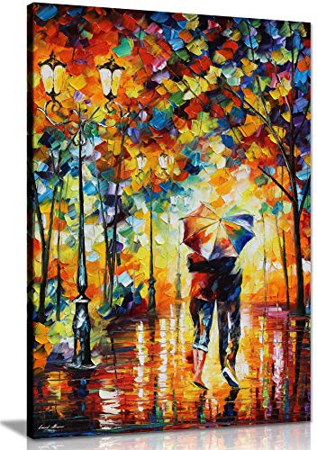 Couple Under One Umbrella