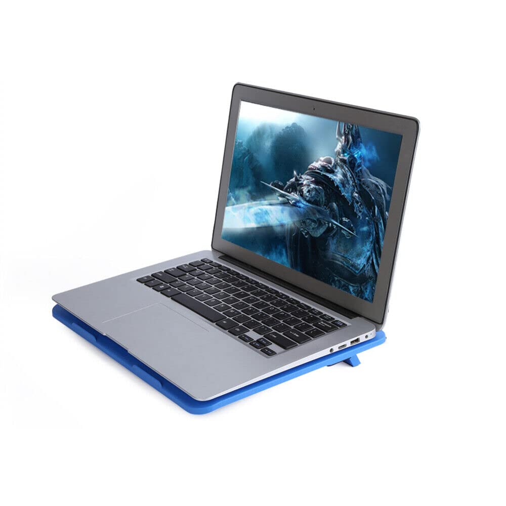 SANOXY Laptop Cooling Pad for 15 Inch Laptops - Ultra Slim USB Powered Cooler with Quiet Fans, Ergonomic Stand for Gaming, Office & Home Use