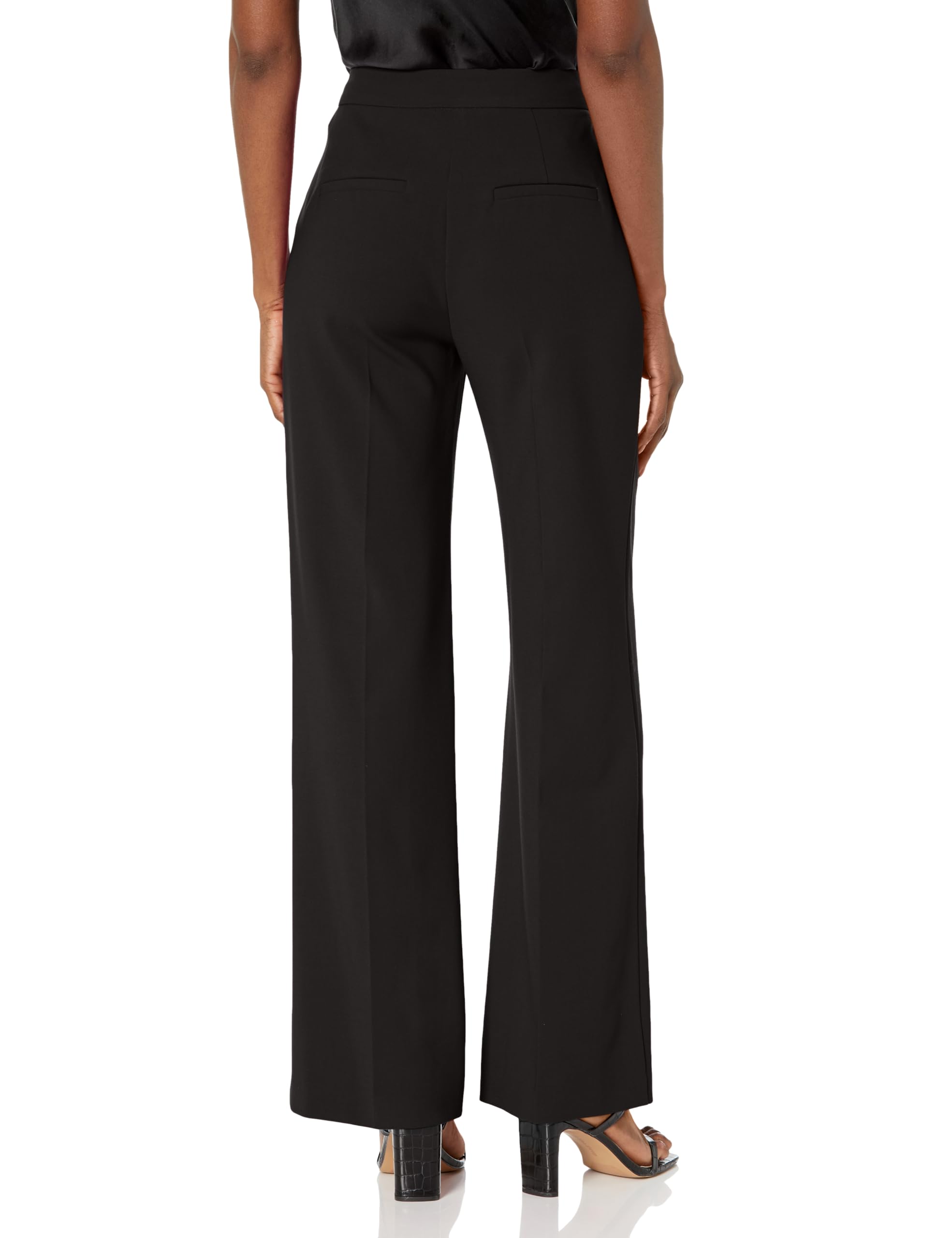 Trina Turk Women's Wide Leg Pants - High Waisted Flowy Palazzo Trousers for Work, Office & Casual Wear | Comfortable Stretch Fabric for All-Day Comfort