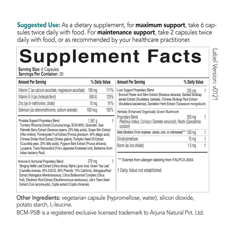 EcoNugenics ProstaCaid - Premium Prostate Support Supplement for Men | Natural Herbal Formula for Urinary & Reproductive Health | Supports Active Lifestyle & Work Performance