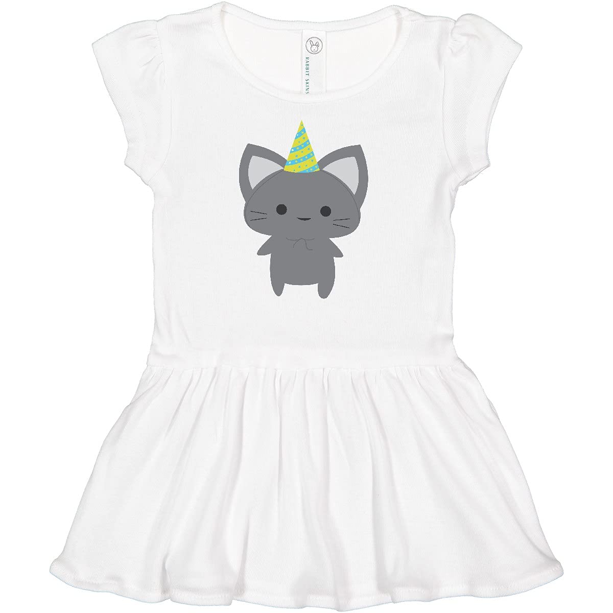 Inktastic Birthday Cat Infant Dress - Cute Baby Girl Outfit for Birthday Parties & Special Occasions
