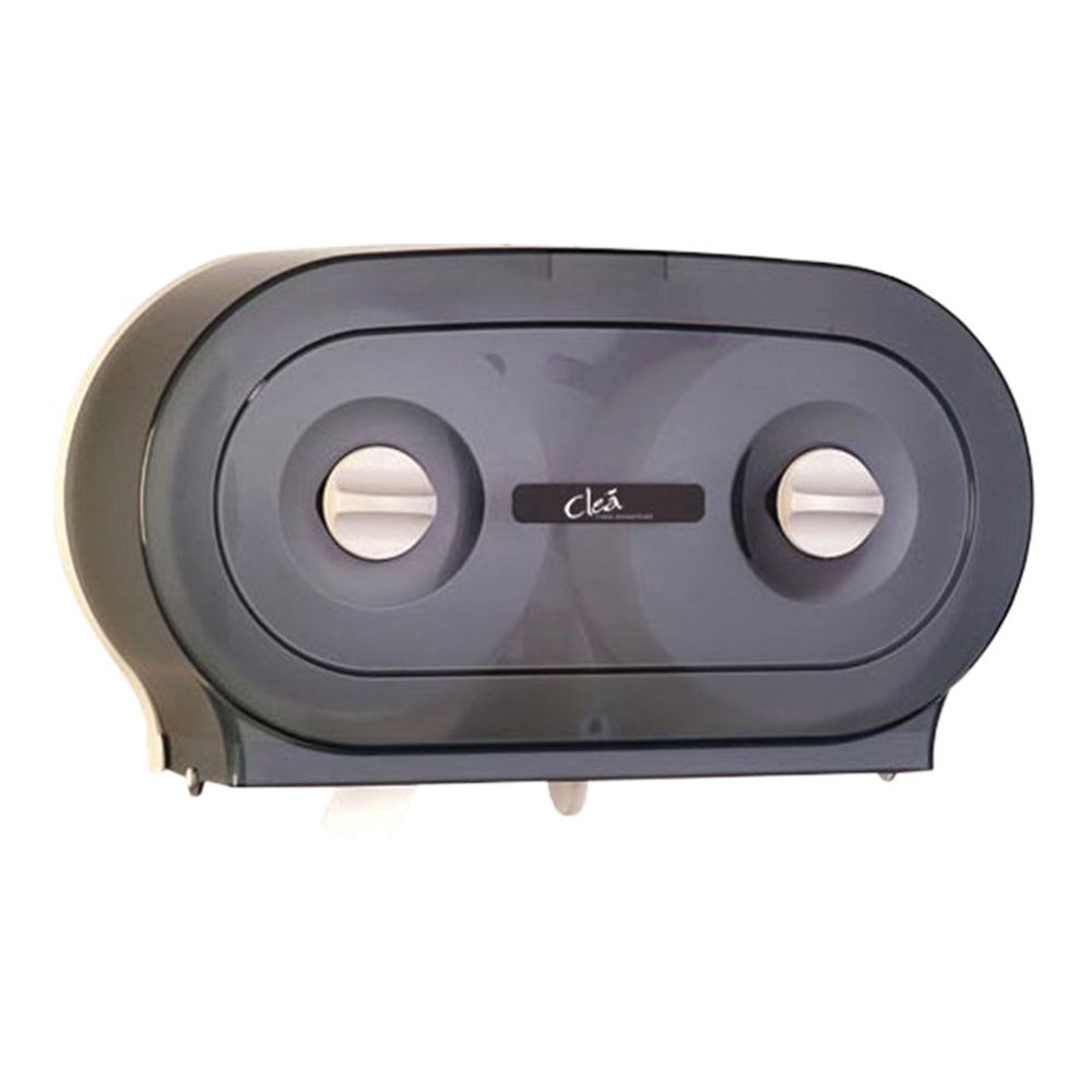 Clea Double Roll Tissue Dispenser - Premium Bathroom & Kitchen Paper Towel Holder - Perfect for Home, Office, and Commercial Use