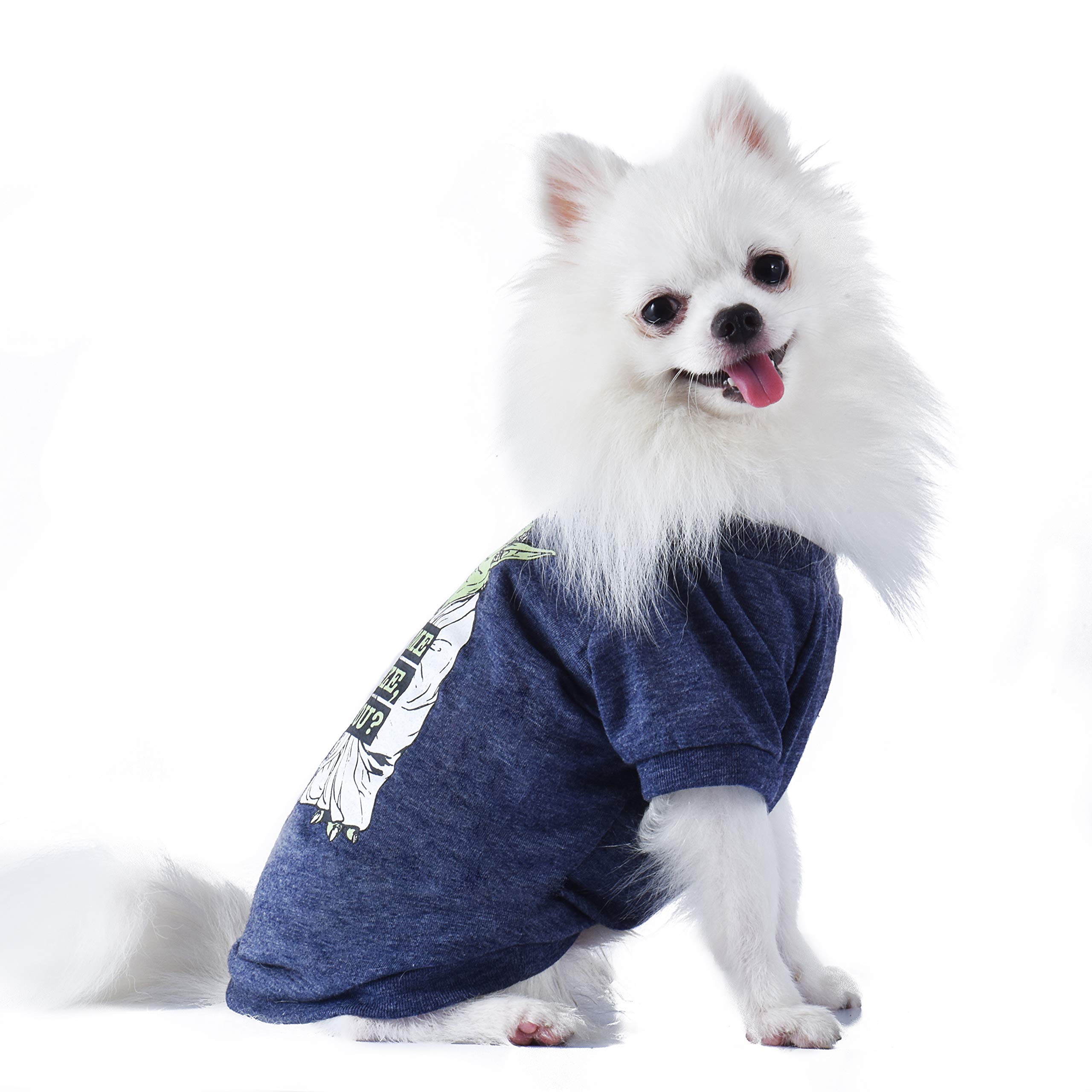 Star Wars Yoda Dog T-Shirt for Large Dogs - 'Judge Me by My Size, Do You?' Quote | Soft & Comfortable Pet Apparel | Perfect for Cosplay, Halloween & Star Wars Themed Parties