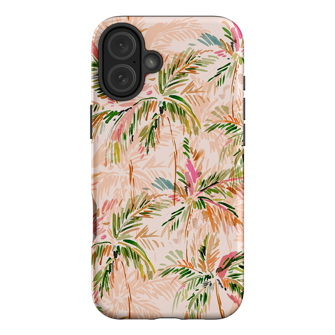 Hawaiian Palms Phone Case - Durable Protective Cover for iPhone & Samsung - Tropical Beach Design - Perfect for Travel, Vacation & Summer Outings