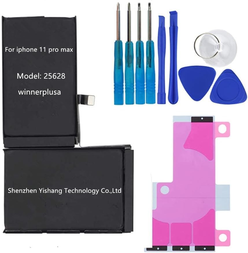 Original iPhone 11 Pro Max Replacement Battery - 3500mAh High Capacity Battery with Tools Kit | Perfect for Home DIY Repair, Travel Backup & Emergency Power Replacement