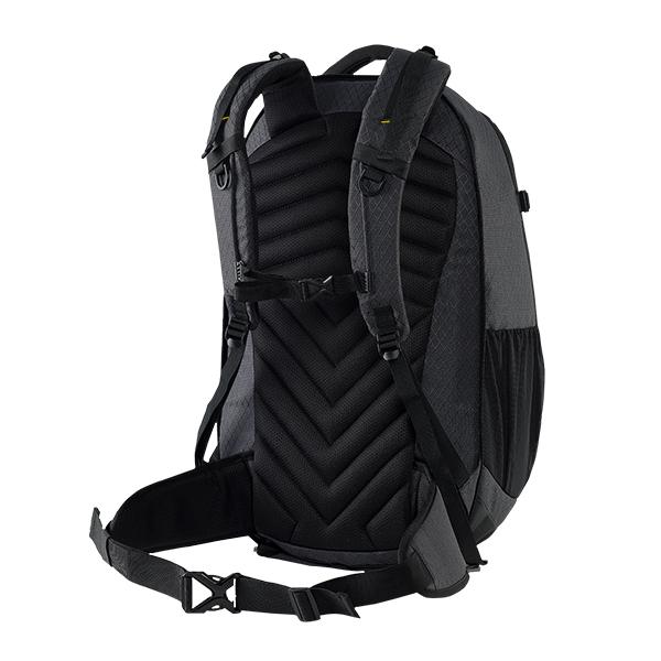 Caribee Intercity 50L Travel Backpack Black - Durable Carry-On Backpack for Commuting, Hiking & Business Trips