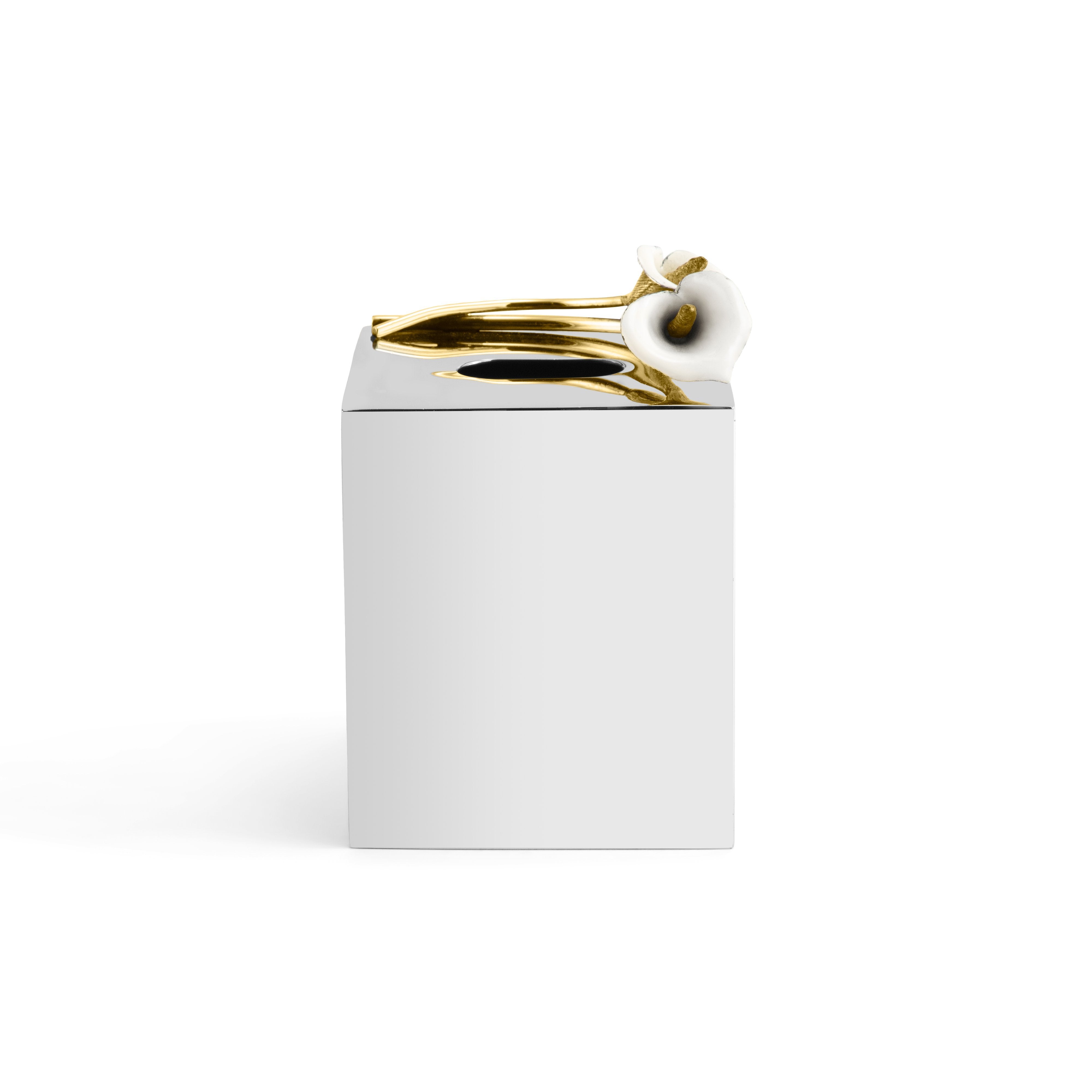 Elegant Calla Lily Tissue Box Cover - Decorative Floral Home Decor for Living Room, Bedroom & Bathroom - Perfect for Adding a Touch of Elegance to Your Space
