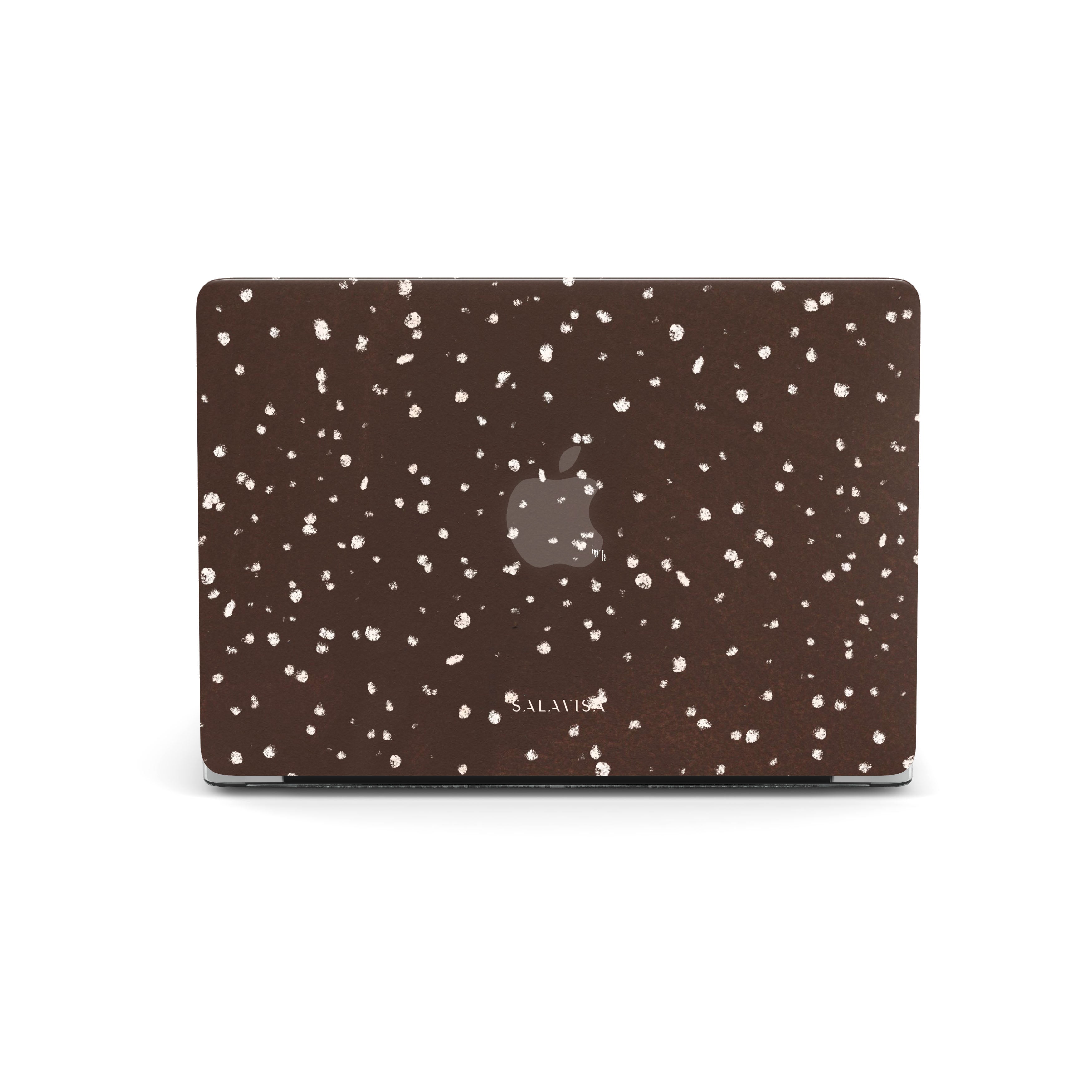 Premium Chocolate Dots MacBook Pro Case Cover 13/15 inch - Stylish Protective Shell for MacBook Air/Pro Laptops | Perfect for Work, Travel & School Use