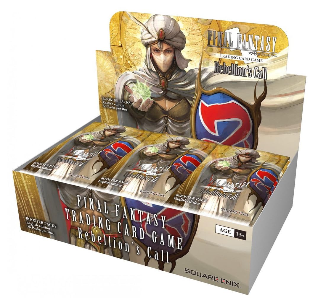 Final Fantasy TCG: Rebellion's Call Booster Box - 36 Packs for Collectors & Players - Expand Your Deck for Epic Battles | Perfect for Tournaments & Game Nights