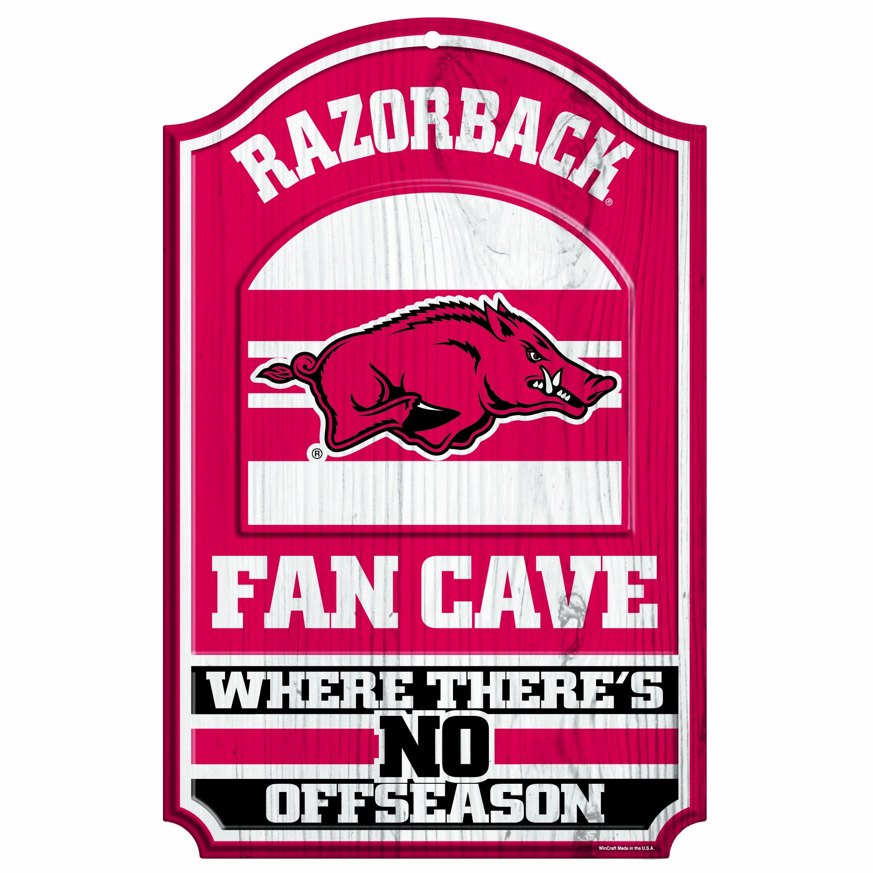NCAA Fan Cave Wood Sign - 11