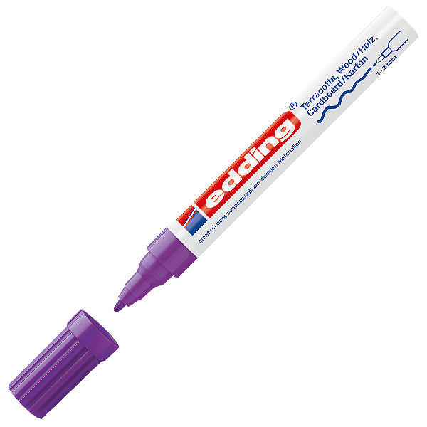 edding 4040 Fine Tip Matte Paint Marker - Permanent Waterproof Ink for DIY, Crafts, Signs & Metal Surfaces - Ideal for Artists, Designers & Industrial Use