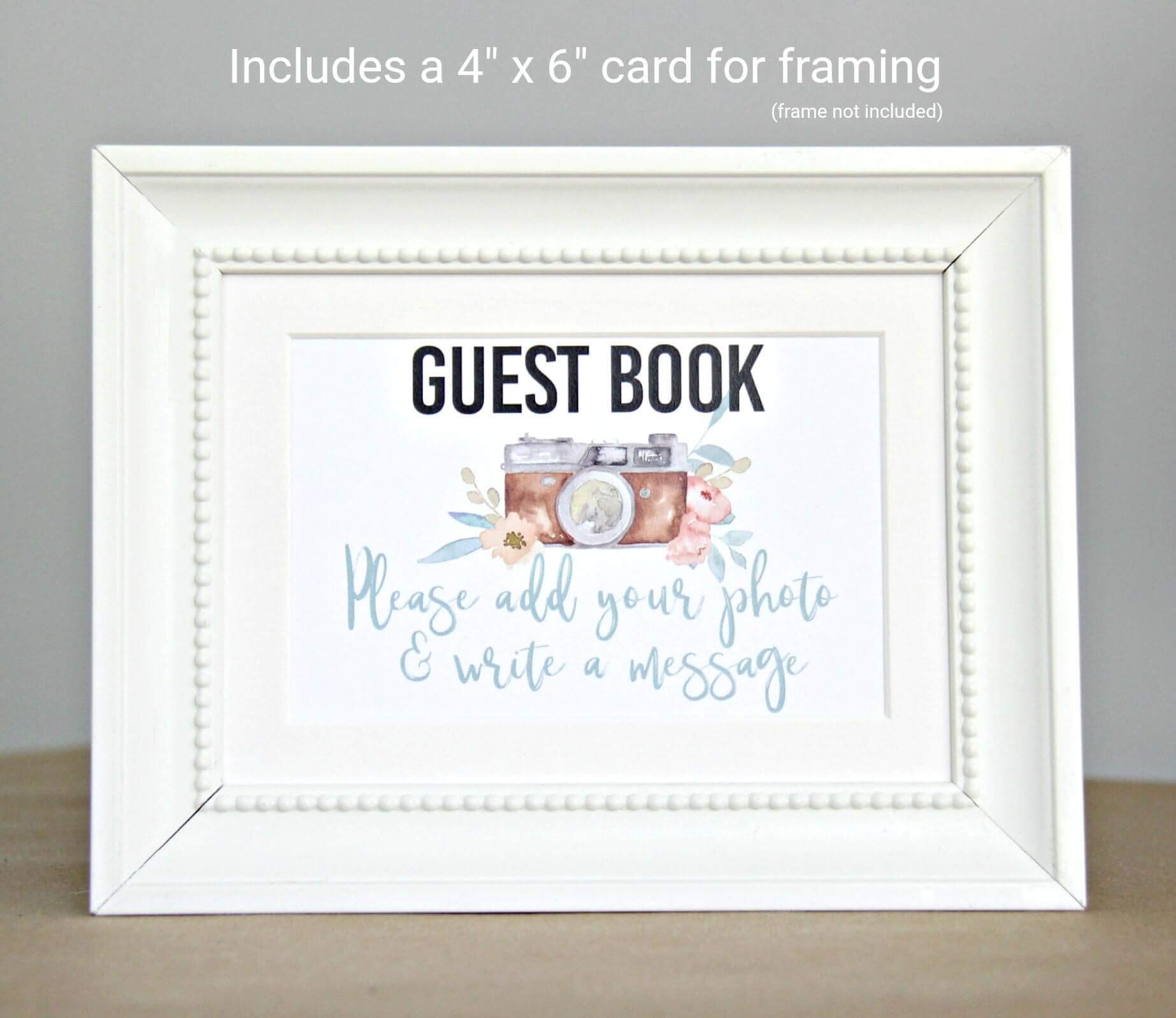 Rustic Boho Guest Book for Wedding Reception & Baby Shower - 8.5x8.5 Kraft Pages for Polaroid Pictures, Fall Bridal Party Decorations, Perfect for Autumn Weddings, Bridal Showers, and Family Events
