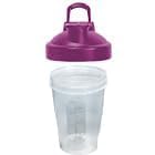 Snap Purple Lid + Clear Cup