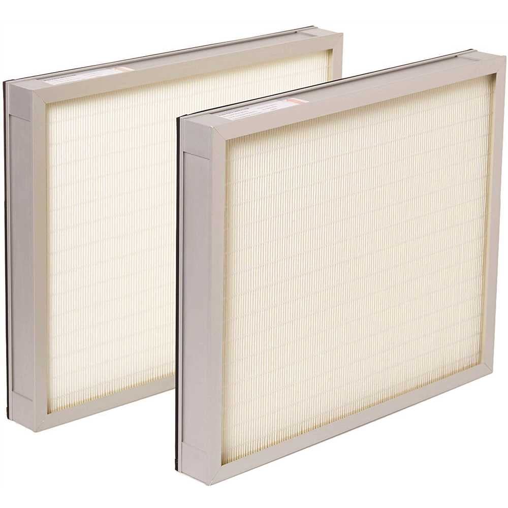BlueDri Stage 2 HEPA Air Filter 2 Pack - Compatible with Air Purifiers & Negative Air Machines | Ideal for Water Damage Restoration, Construction Sites & Indoor Air Quality Improvement | High-Efficiency Filtration for Cleaner Air