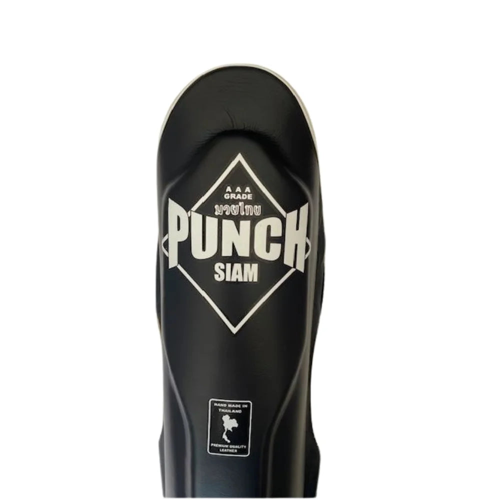 Premium Siam™ Leather Shin Pads - High-Quality Soccer Shin Guards for Men & Women - Perfect for Training, Matches & Sports Protection