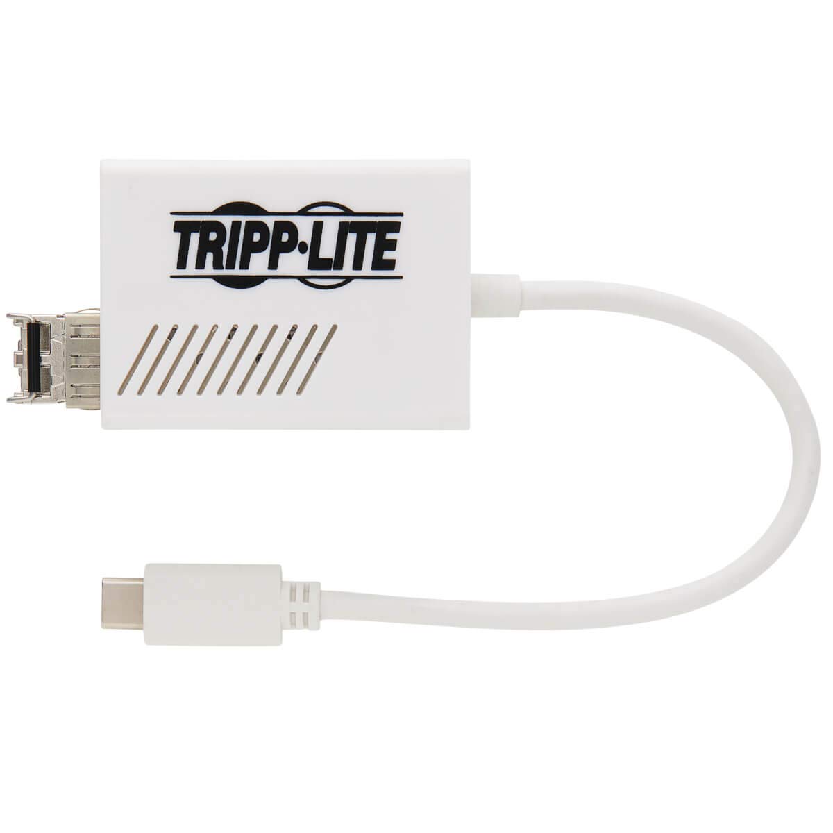Tripp Lite USB C 3.1 to Fiber Transceiver Gigabit Ethernet Adapter | SMF LC (U436-SMF-1G-LC) | High-Speed Network Connection for Office & Data Centers