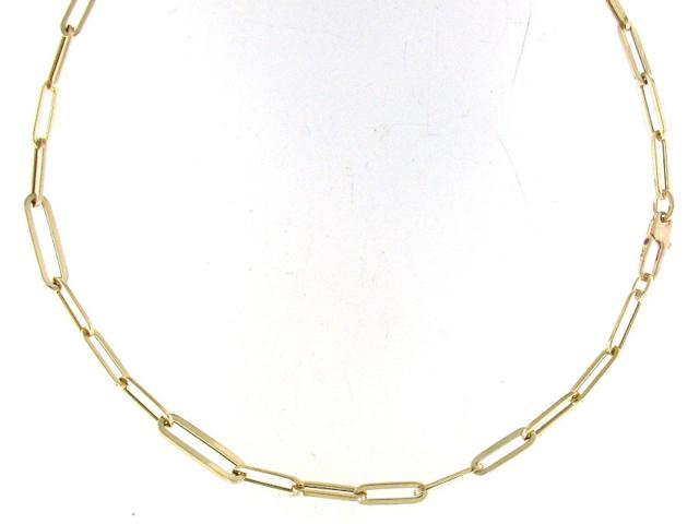 Stylish Alternating Size Paperclip Link Necklace - Trendy Layered Chain for Women | Perfect for Office, Date Night & Everyday Wear