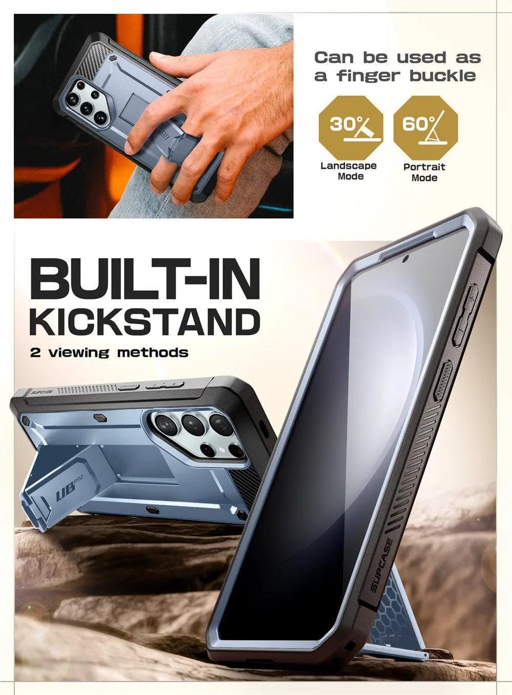 Samsung Galaxy S24 Ultra Case - Supcase UB Pro Full Body Dual Layer Protective Cover with Kickstand | Shockproof & Drop Protection for Everyday Use & Outdoor Activities