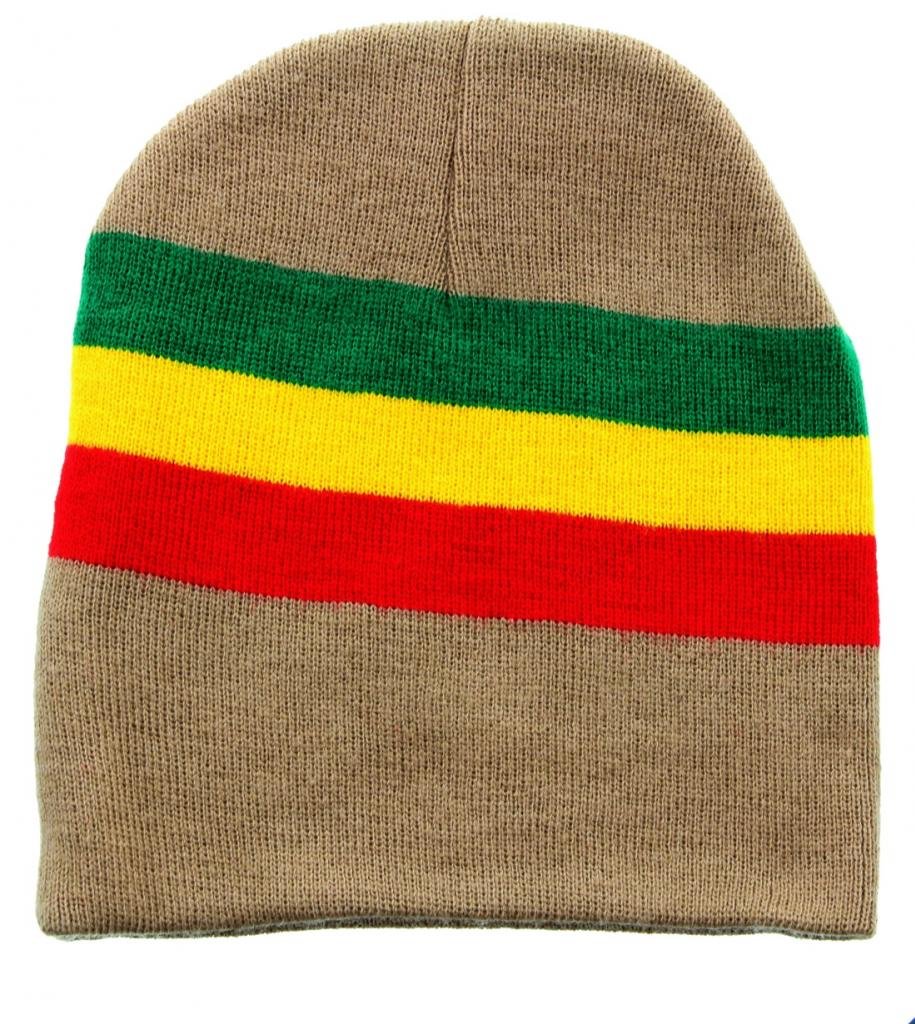 Milani Unisex Warm Stripe Knit Beanie Skull Cap - Soft Winter Hat for Men & Women - 4 Color Options - Perfect for Skiing, Snowboarding & Cold Weather Activities