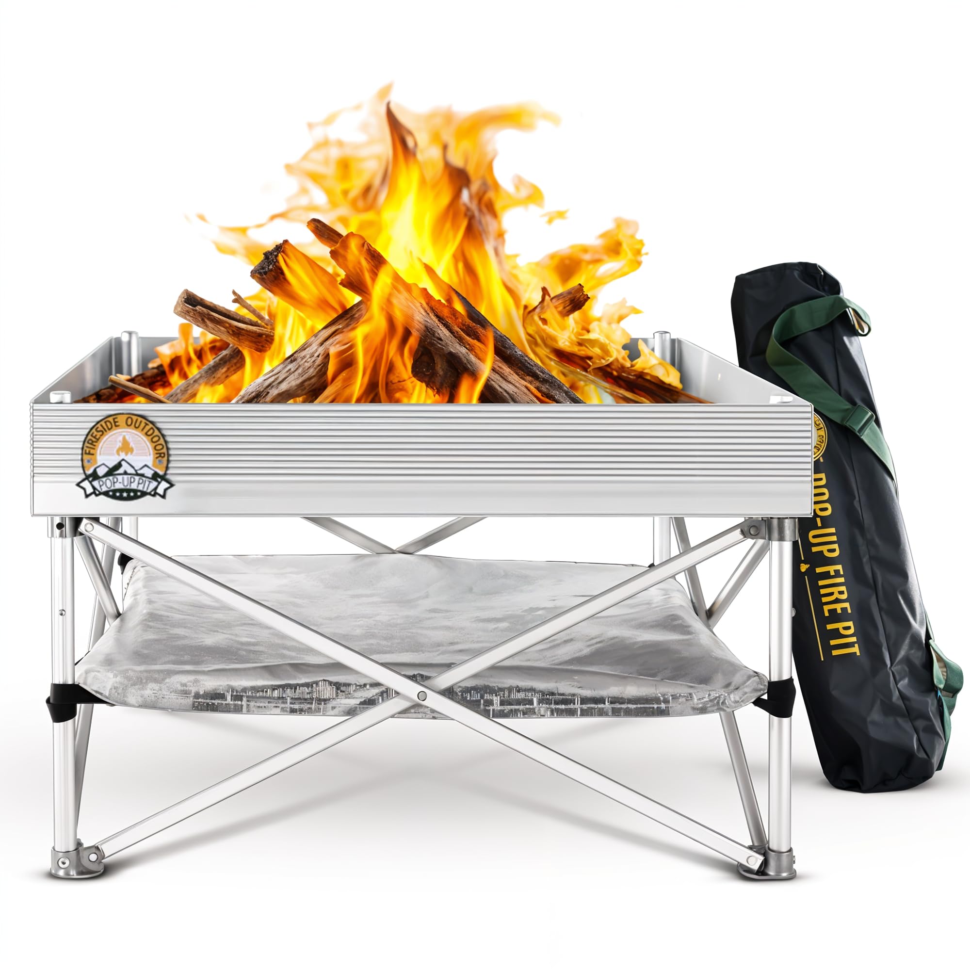 Portable Outdoor Fire Pit for Camping & Backyard - 24