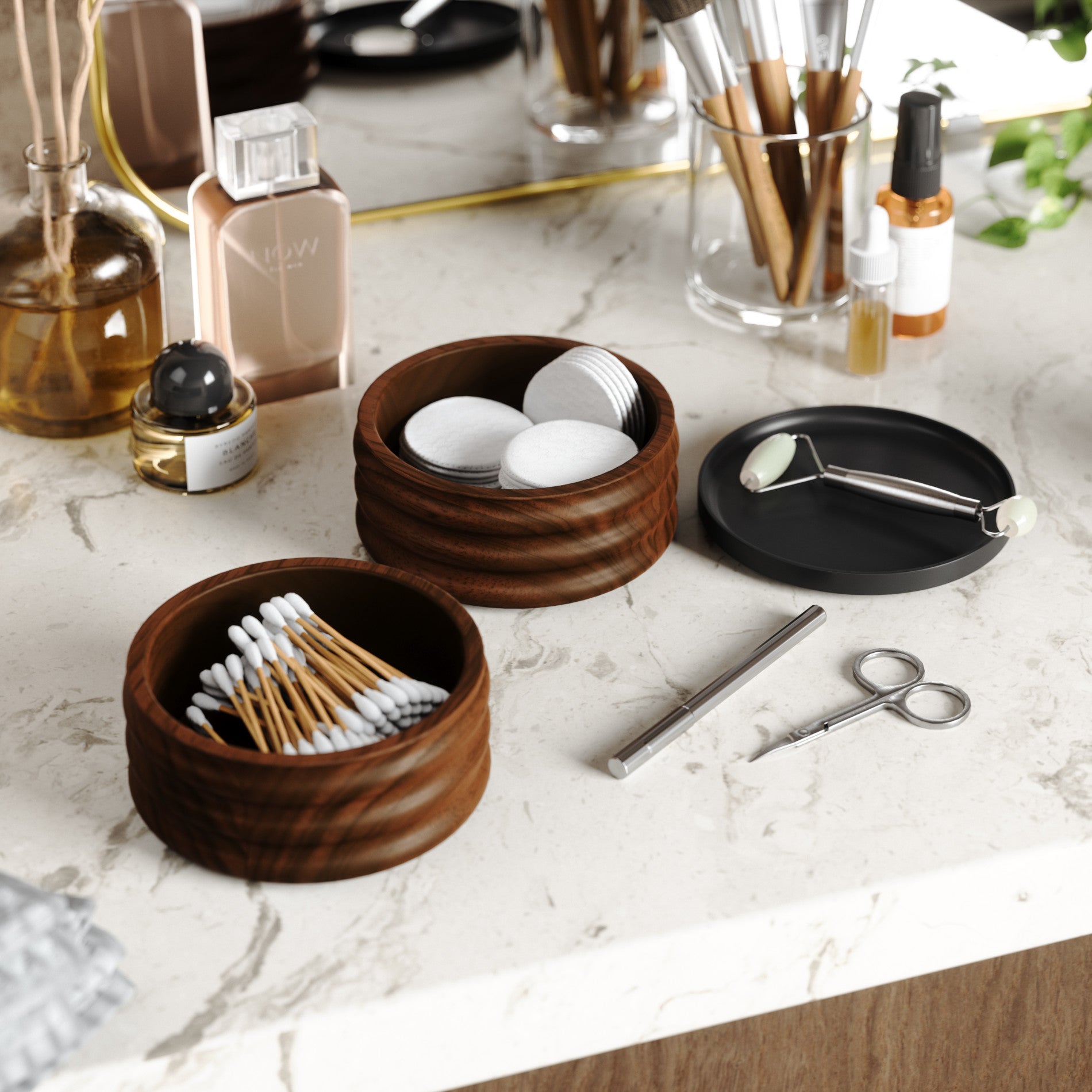 Tesora Wooden Storage Box - Handcrafted Organizer for Home, Office & Closet - Perfect for Jewelry, Keepsakes & Small Items Storage