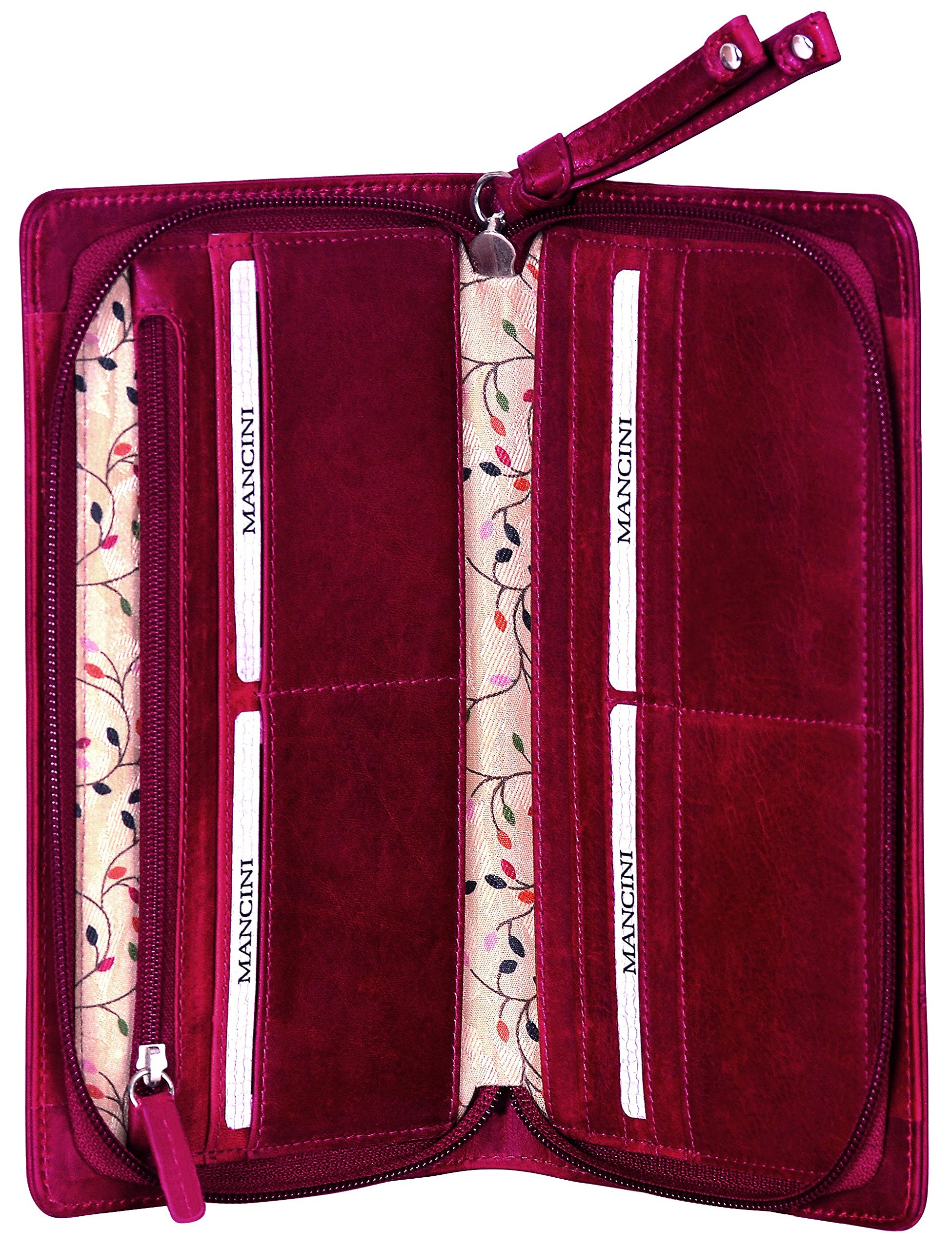 Casablanca Collection RFID Blocking Small Clutch Wallet for Women - Stylish & Secure for Travel, Shopping & Night Out