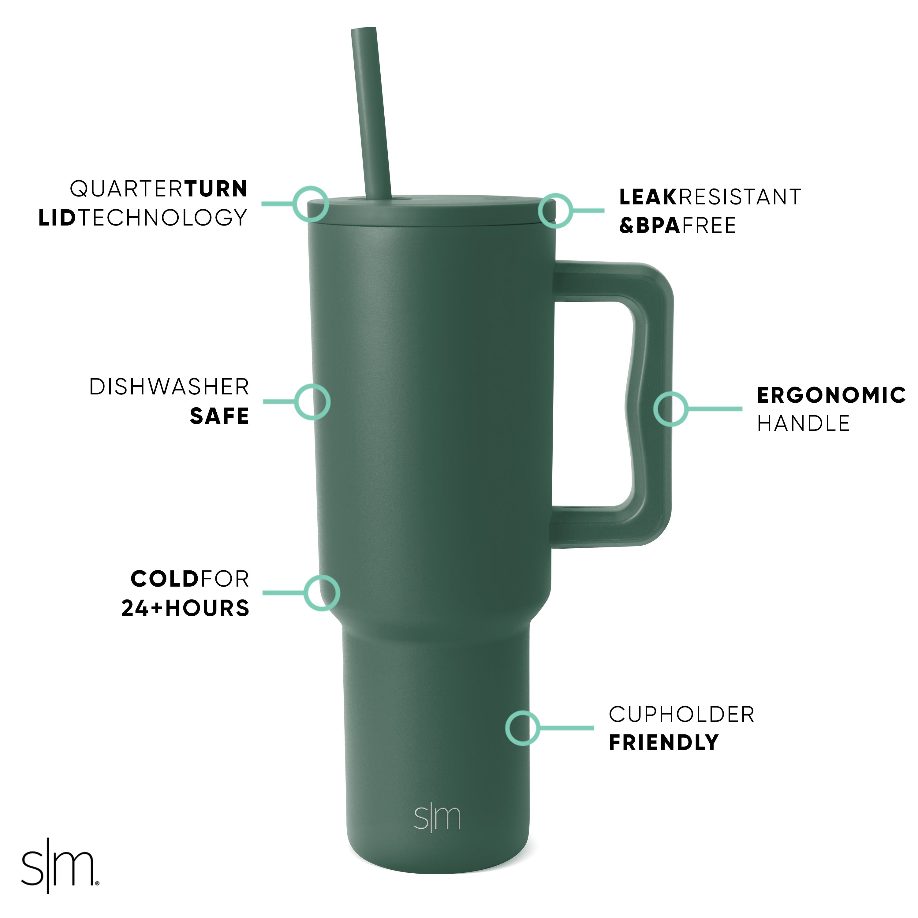 Trek Tumbler 7 - Insulated Stainless Steel Water Bottle for Hiking, Camping & Outdoor Adventures | Keeps Drinks Hot & Cold for 24 Hours | BPA-Free & Leak-Proof Design