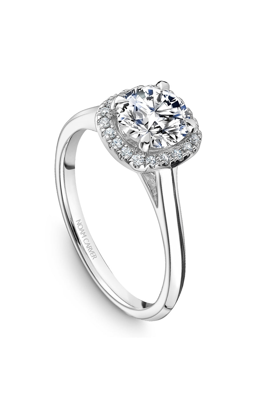 Noam Carver Bridal Engagement Ring B096 05A - Elegant Diamond Wedding Band for Women, Perfect for Proposals, Anniversaries & Romantic Occasions