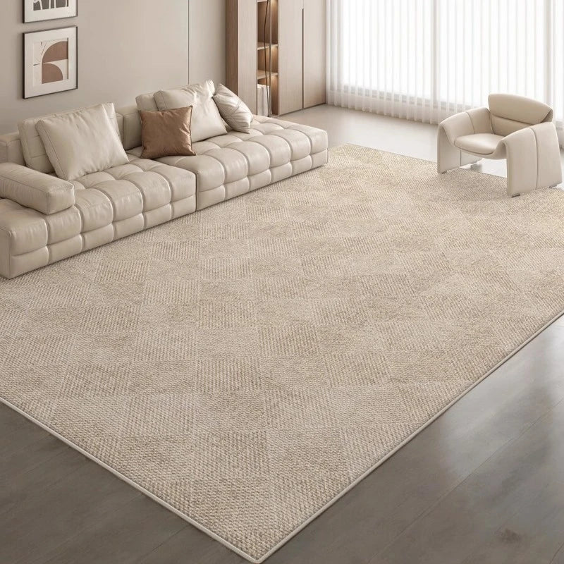 Karsyn LuxeGuard Velvet Minimalist Waterproof Area Rug - Soft Non-Slip Floor Mat for Living Room, Bedroom & Office - Easy to Clean Indoor Decor Rug