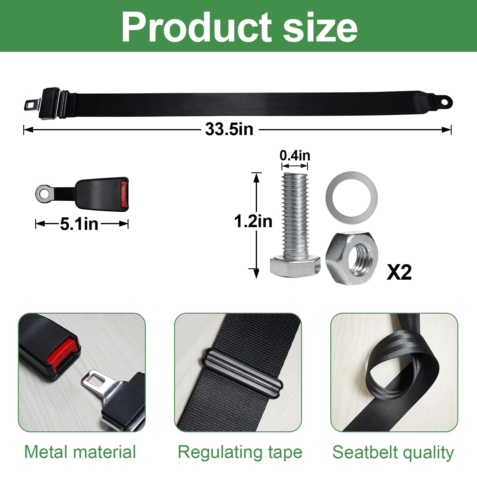 Animal Proof Trash Can Locks - 2 Pack Semi-Automatic Raccoon & Bear Resistant Buckle Locks, Universal Garbage Bin Security for Outdoor Use - Easy Installation Prevents Wildlife & Wind from Tipping Over Trash Cans - Perfect for Camping, Backyards & Bear Country Homes