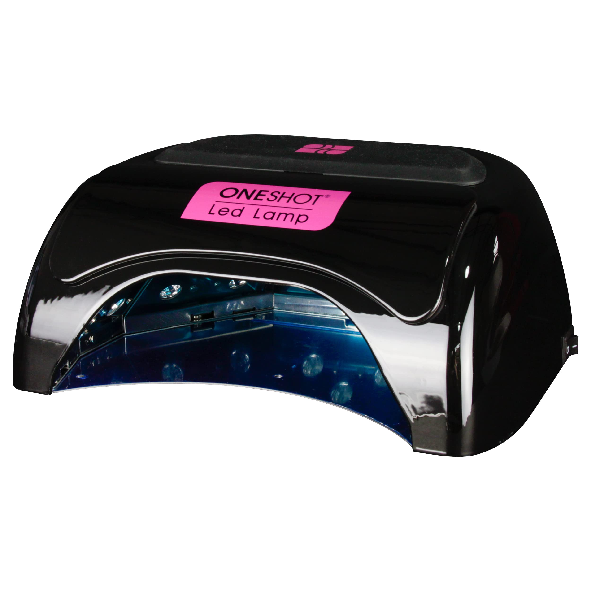 ONE Shot LACCOVER - 48W UV LED Nail Lamp with Sensor, 4 Timers & Power Regulator | Professional Gel Polish Dryer for Manicure & Pedicure | Fast Curing for Acrylic Nails & Gel Polish | 1 Year Warranty | Perfect for Home Salons & Nail Professionals