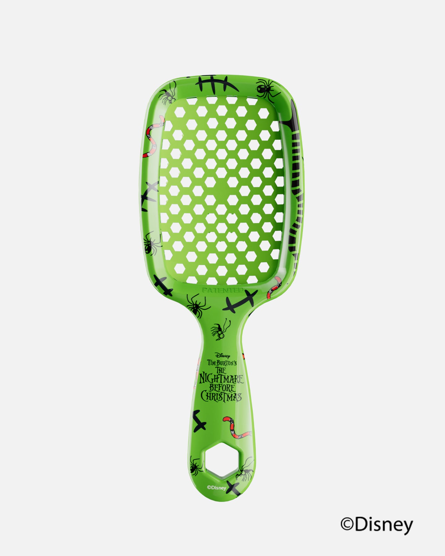 Disney The Nightmare Before Christmas Detangling Hair Brush - Oogie Boogie Style for Kids & Adults - Perfect for Tangled Hair & Styling at Home or Travel