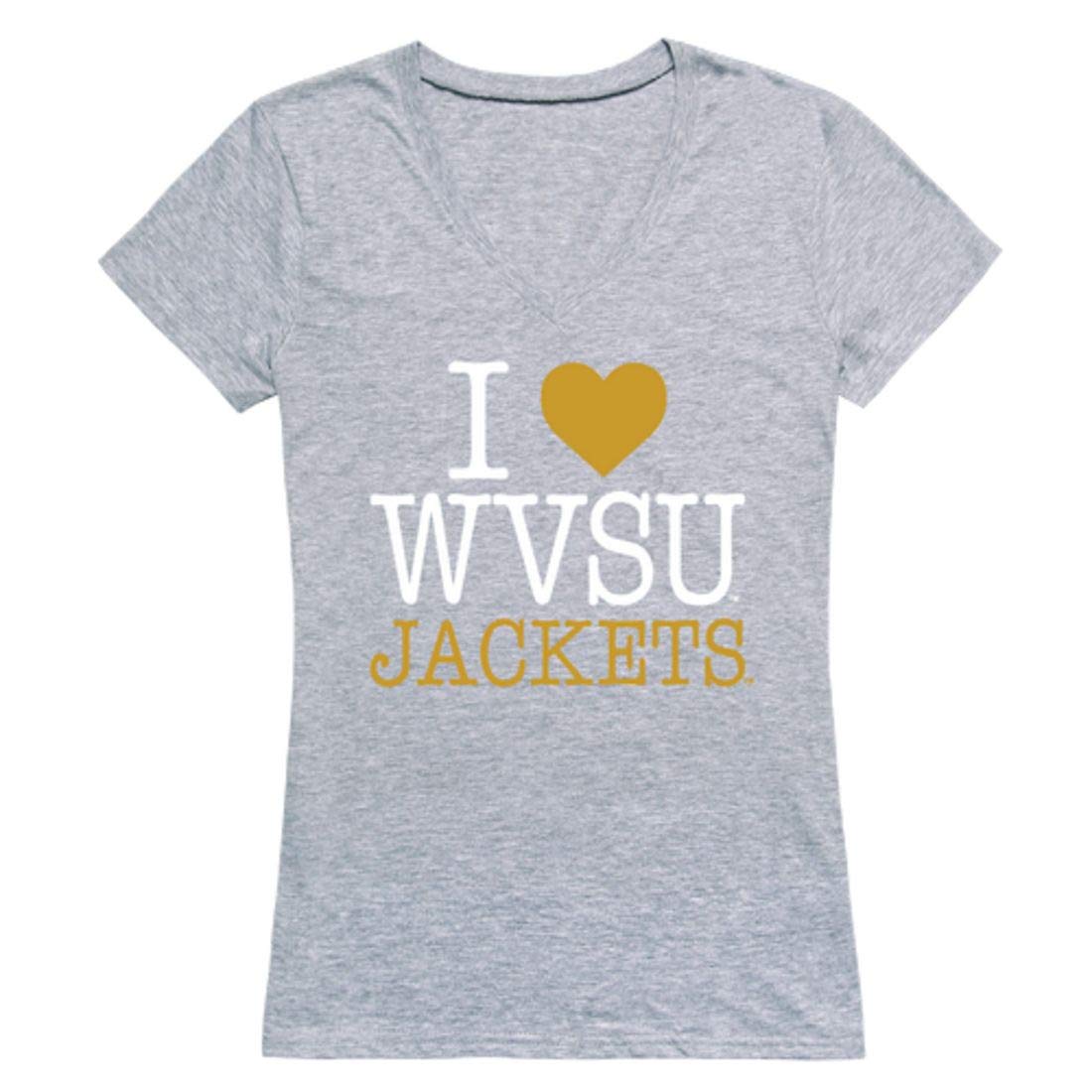 West Virginia State University WVSU Yellow Jackets Women's T-Shirt - Black | Comfortable College Apparel for Fans, Alumni & Students | Perfect for Game Day, Campus Wear & School Spirit Events